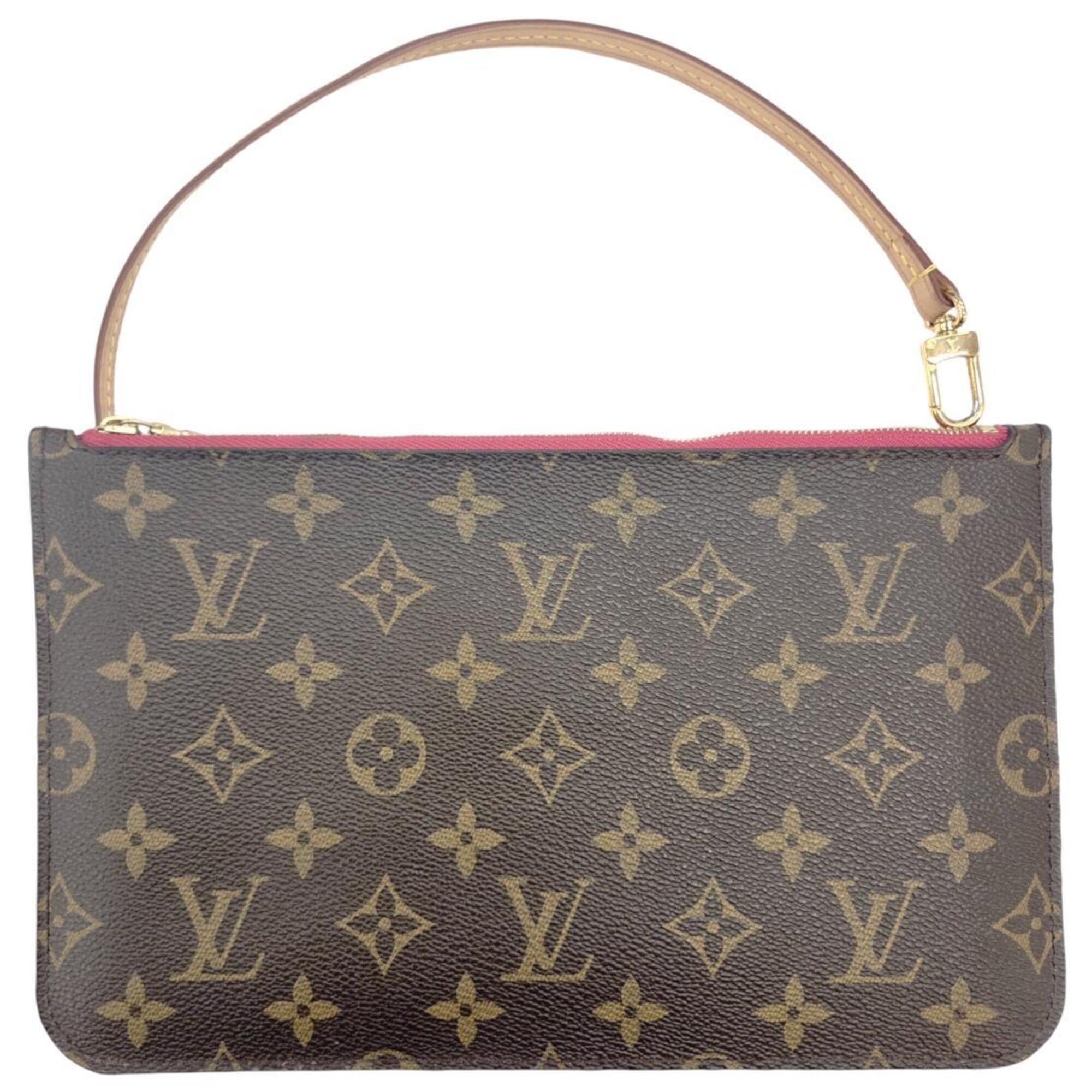 Louis Vuitton Monogram Brown Monogram Pivoine Monogram Pouch Tote Bag (Pre-Owned)