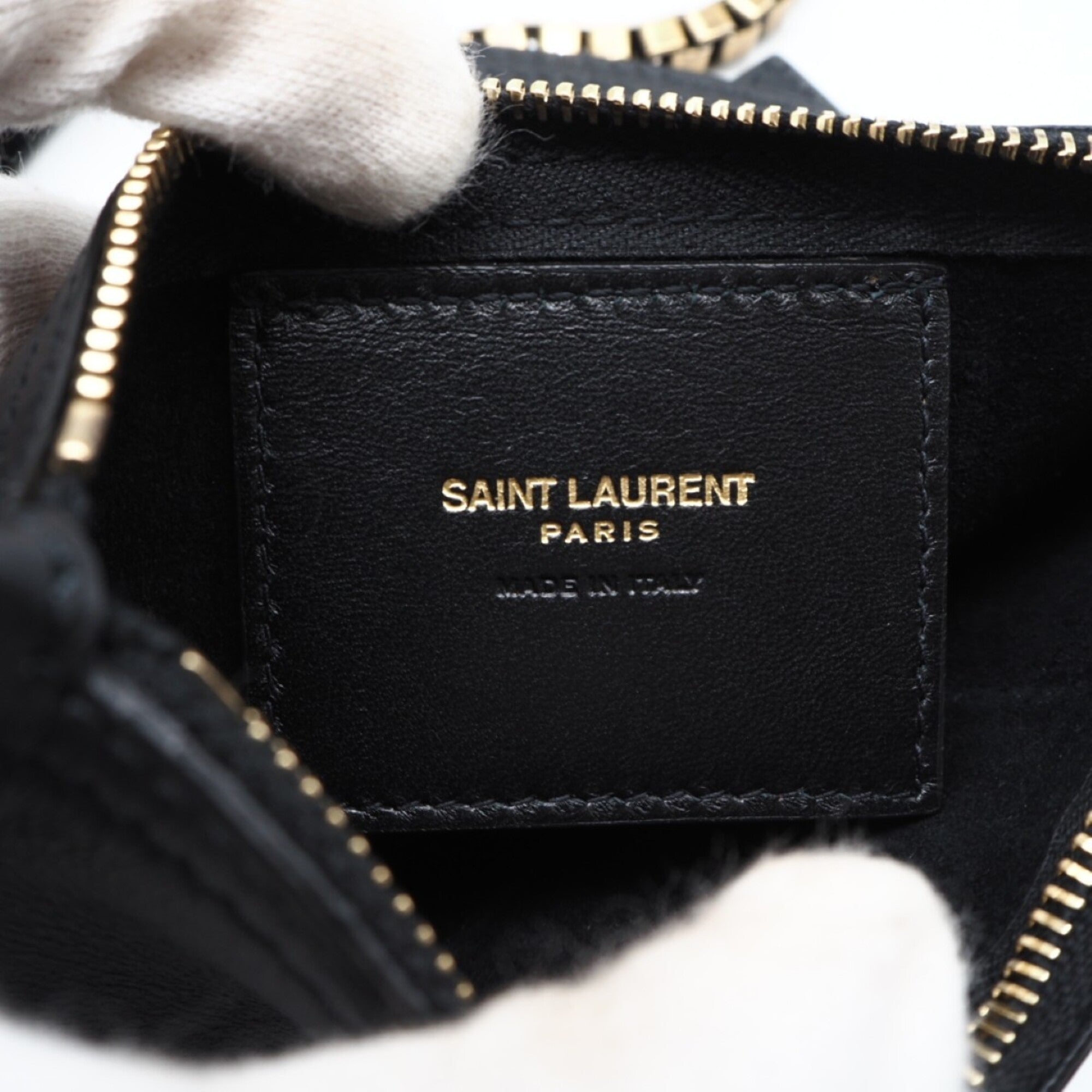 Yves Saint Laurent Black Leather Shoulder Bag (Pre-Owned)
