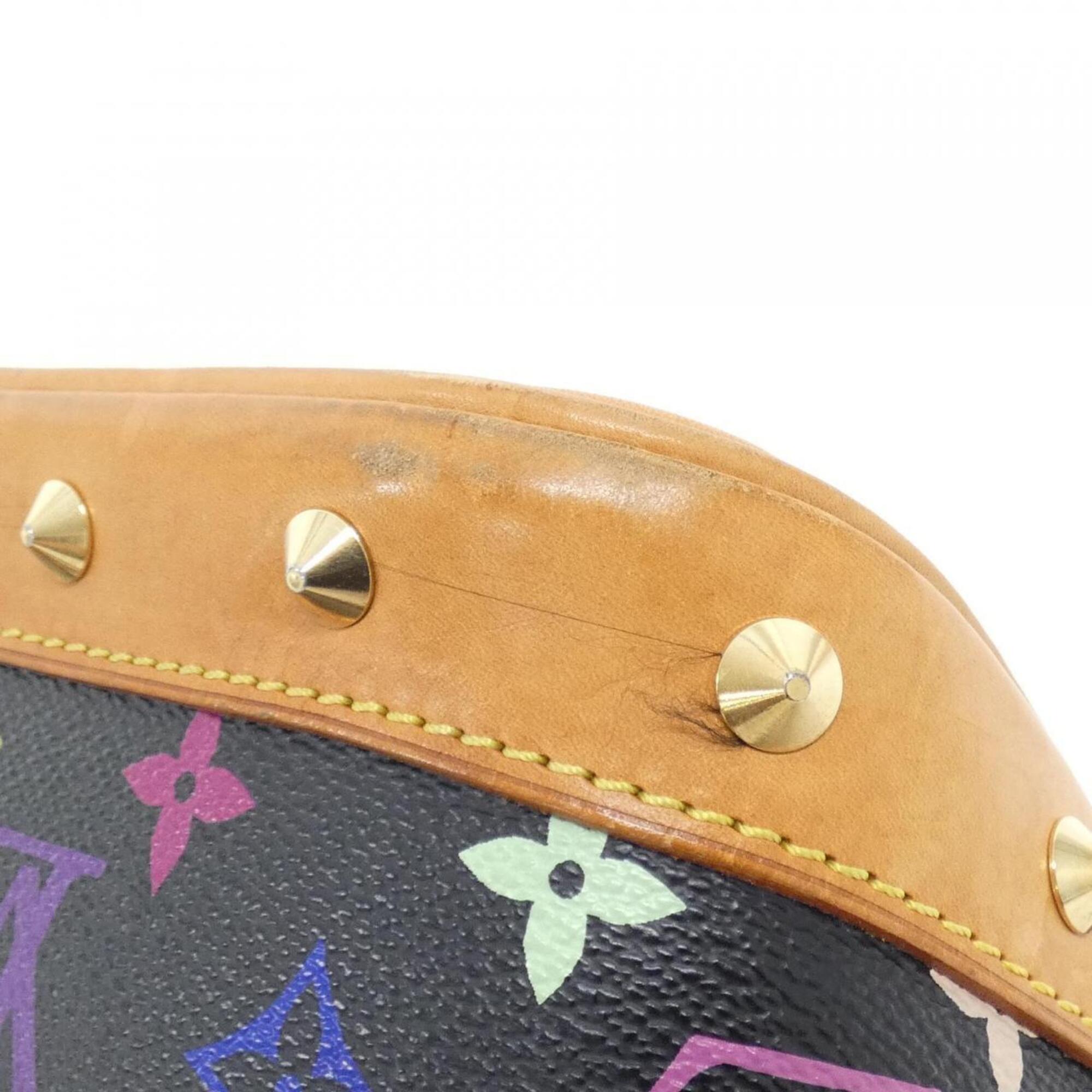 Louis Vuitton Monogram Multicolore Black Coated Canvas Handbag (Pre-Owned)