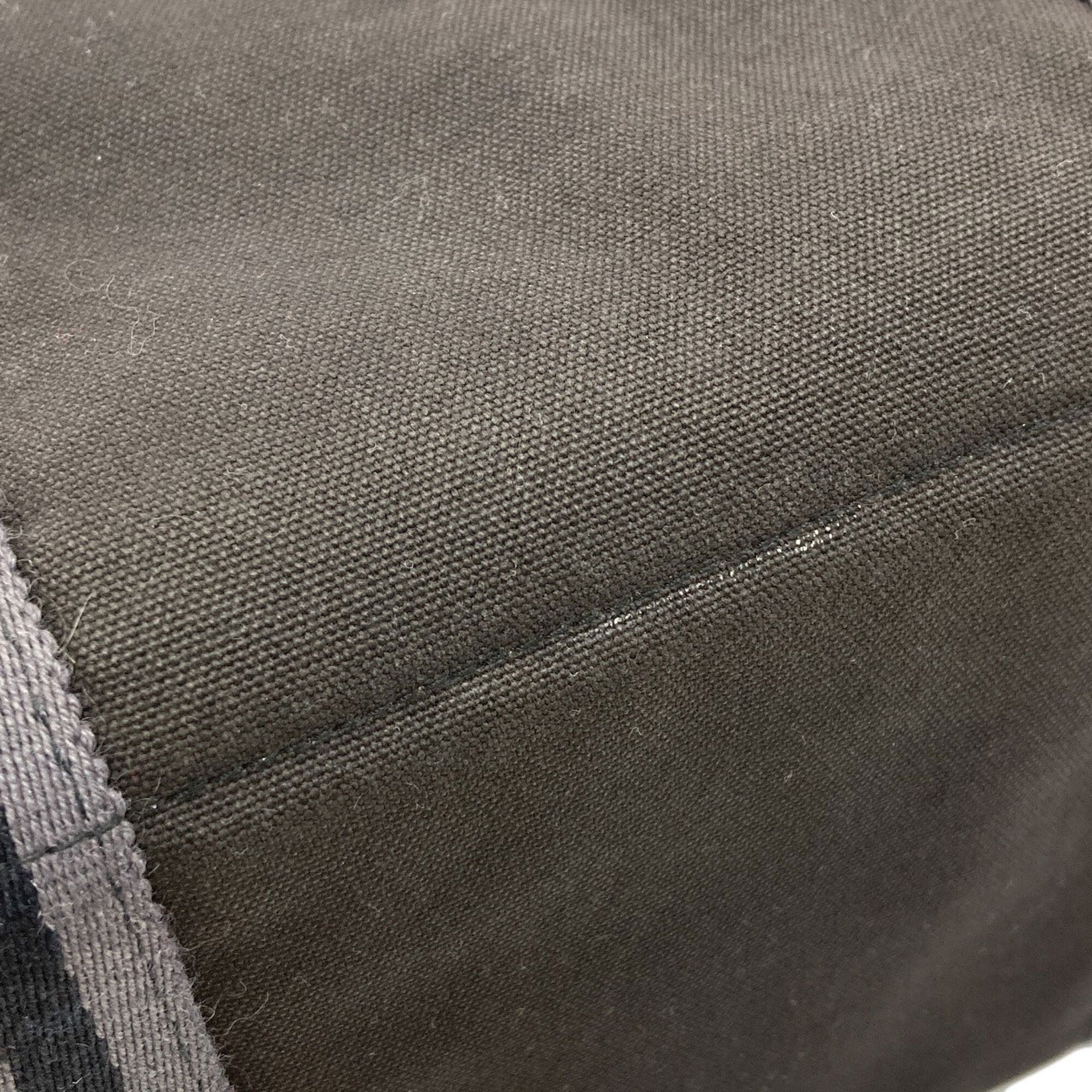 Hermes Gray Canvas Tote Bag (Pre-Owned)