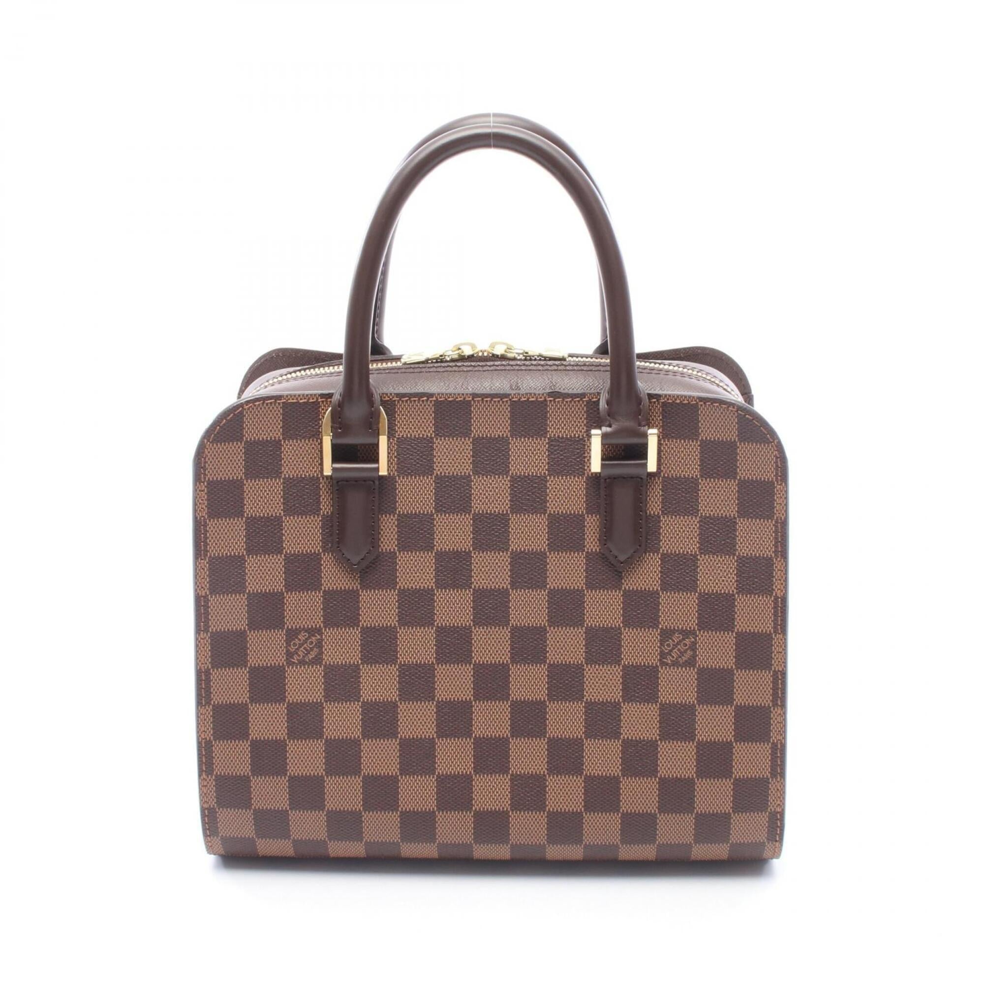 Louis Vuitton Brown Ebene Coated Canvas Leather Handbag (Pre-Owned)