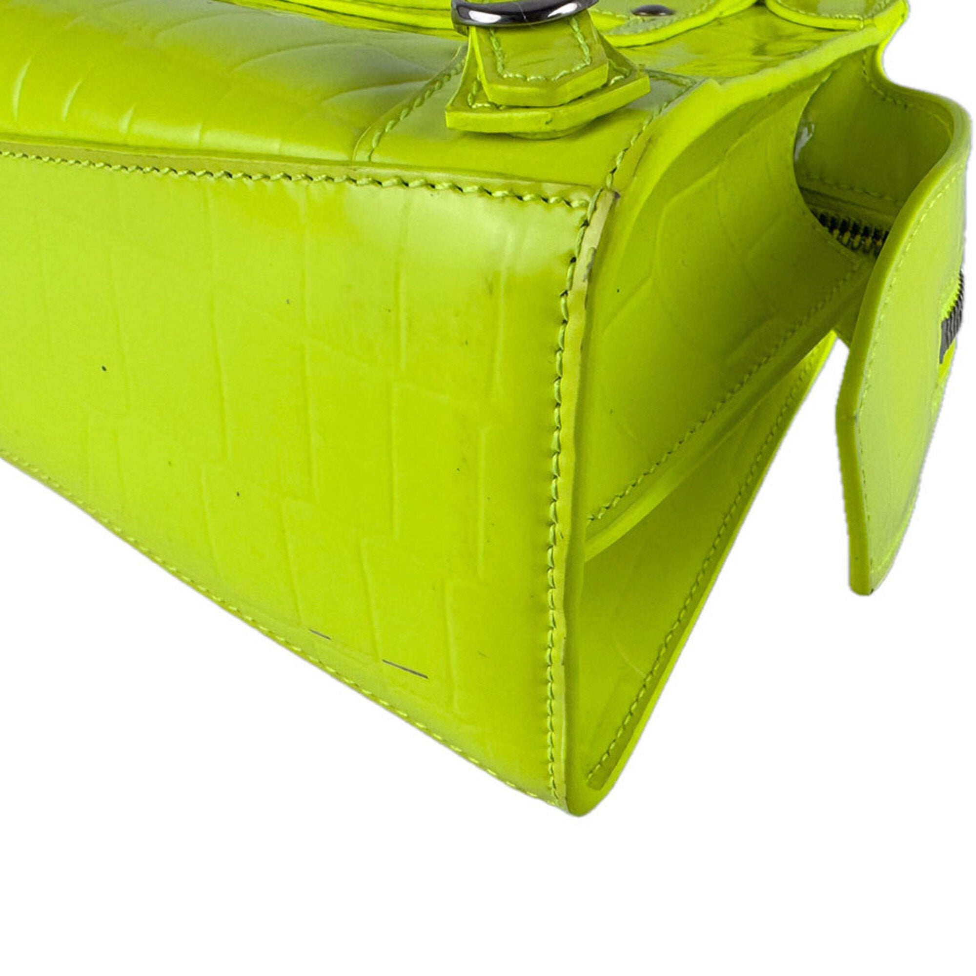 Balenciaga Yellow Leather Handbag Shoulder Bag (Pre-Owned)