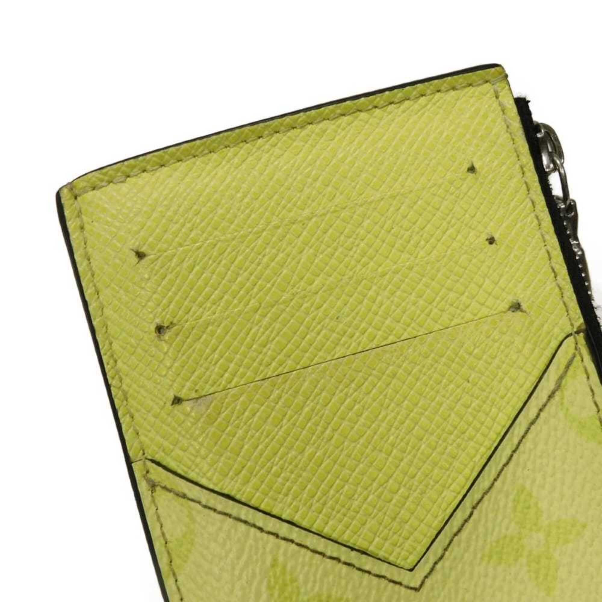 Louis Vuitton Yellow Taigarama Coin Purse/Coin Case (Pre-Owned)