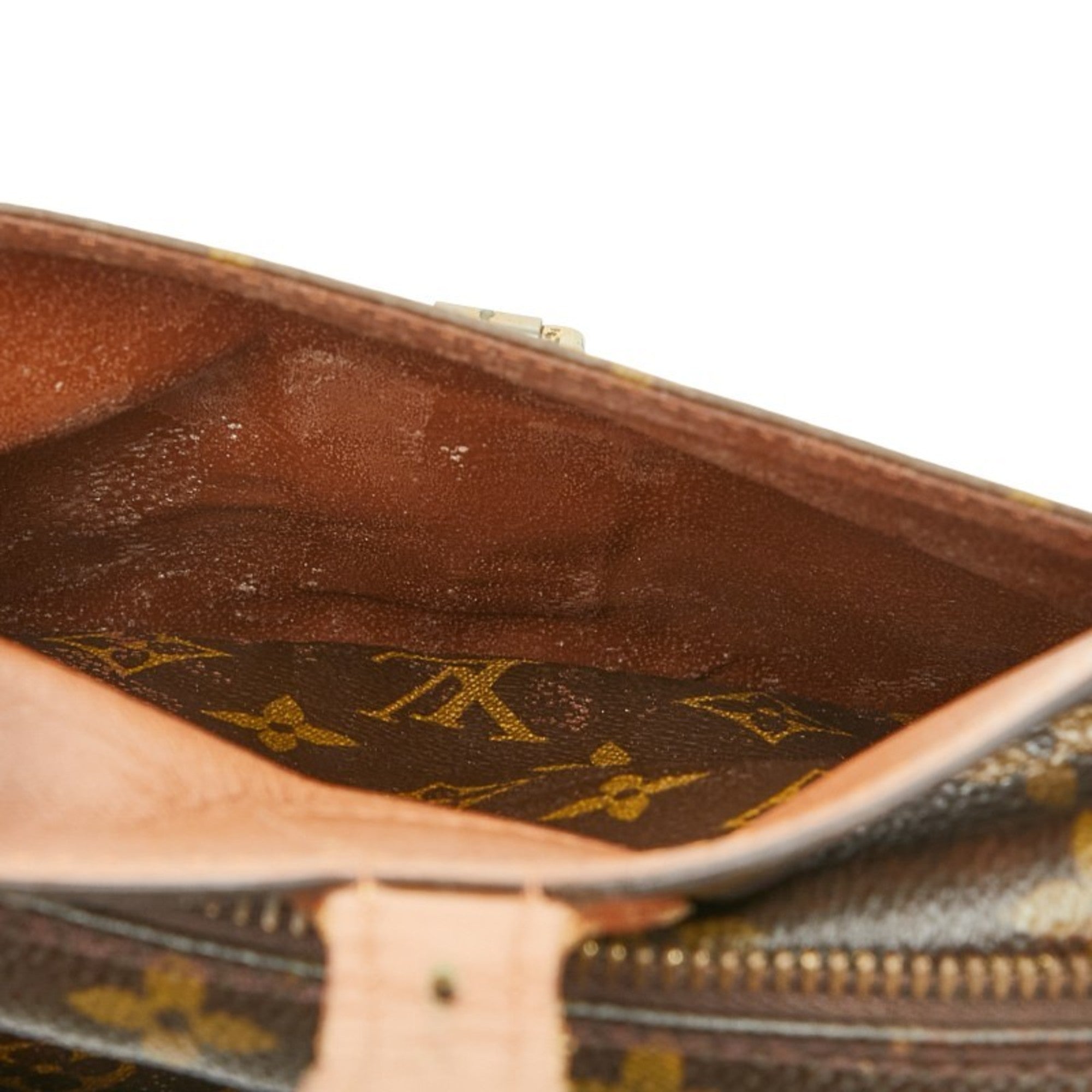 Louis Vuitton Brown Pvc Leather Shoulder Bag (Pre-Owned)