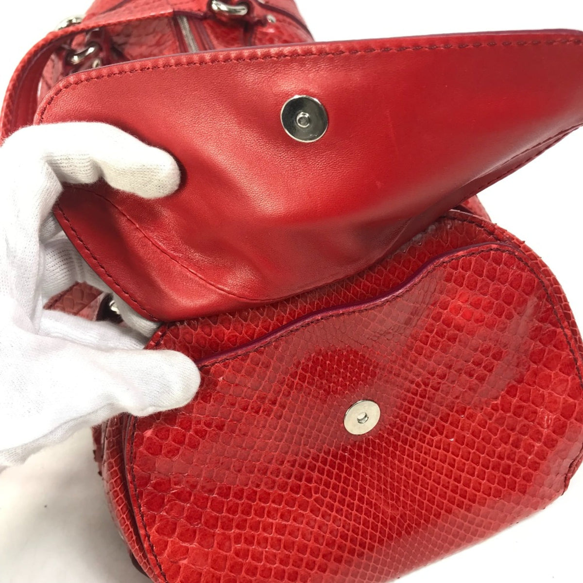 Celine Red Other Boston Bag (Pre-Owned)