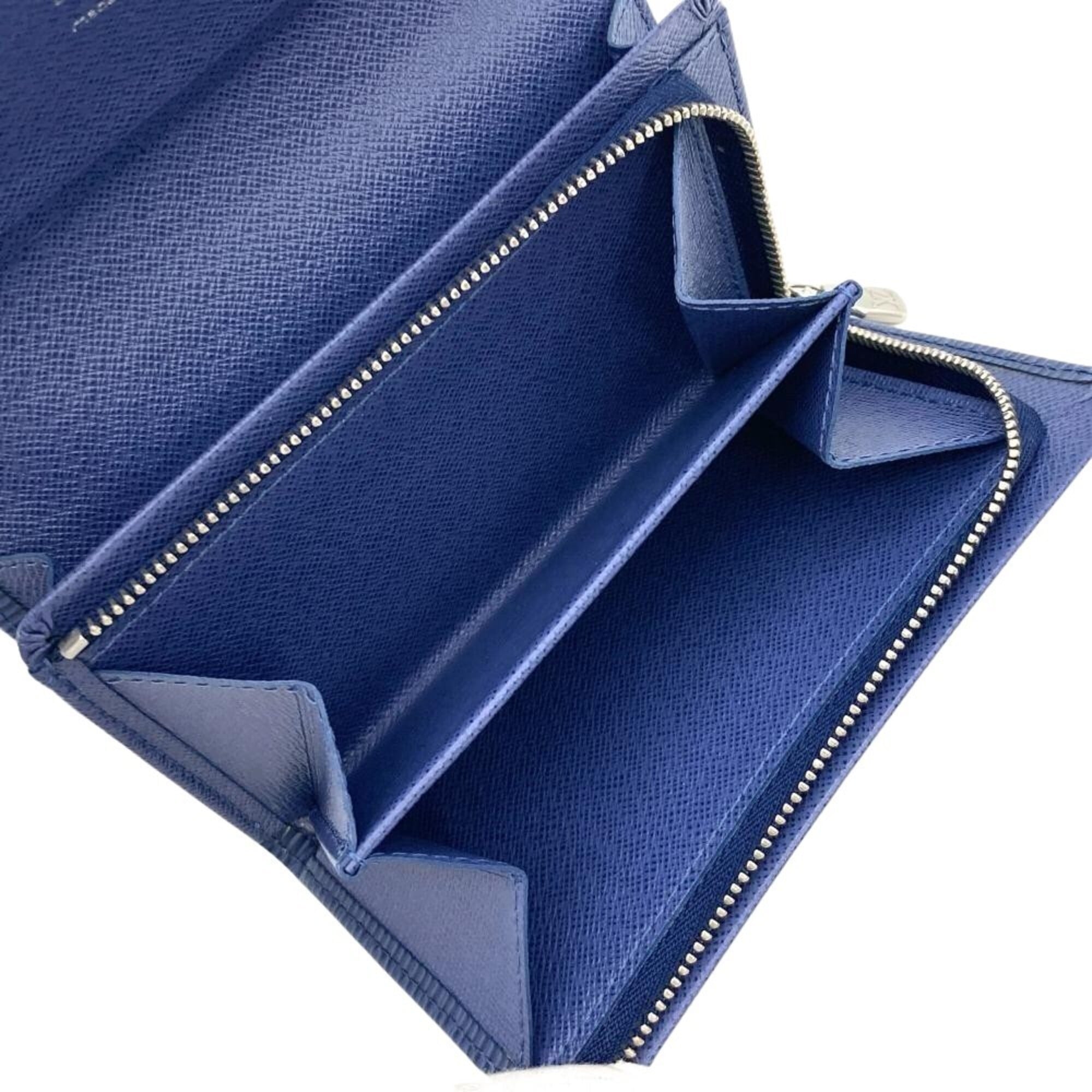 Louis Vuitton Blue Epi Leather Wallet (Bi-Fold) (Pre-Owned)