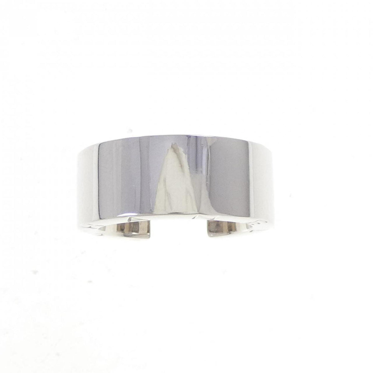 Chanel White Gold White Gold (18K) Band Ring (Pre-Owned)