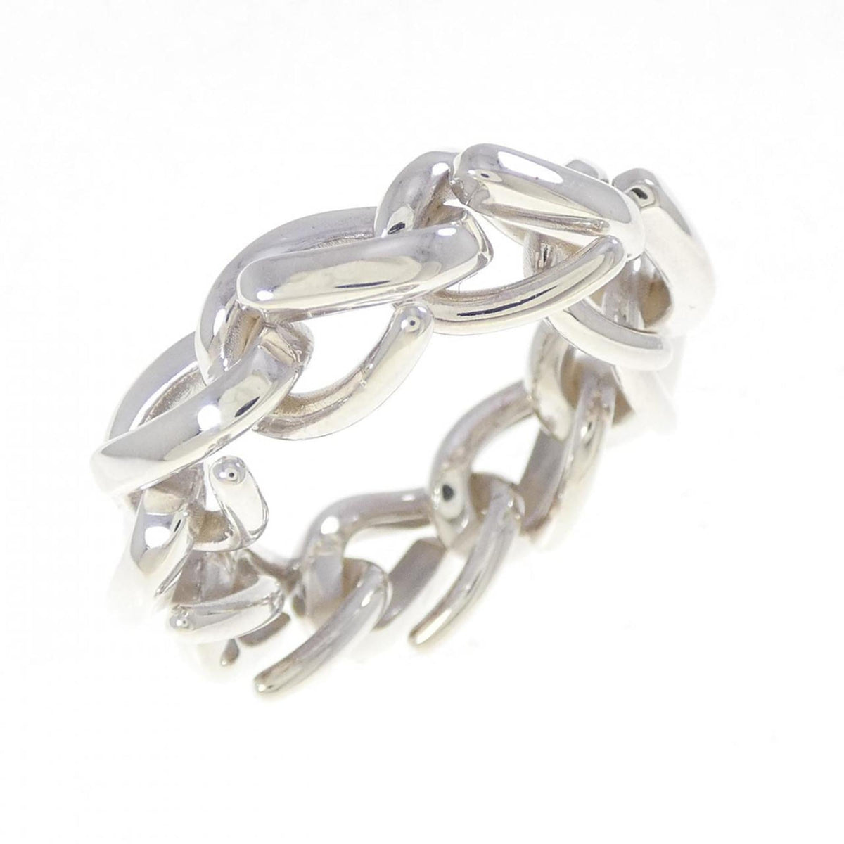 Tiffany Silver Silver 925 Band Ring (Pre-Owned)