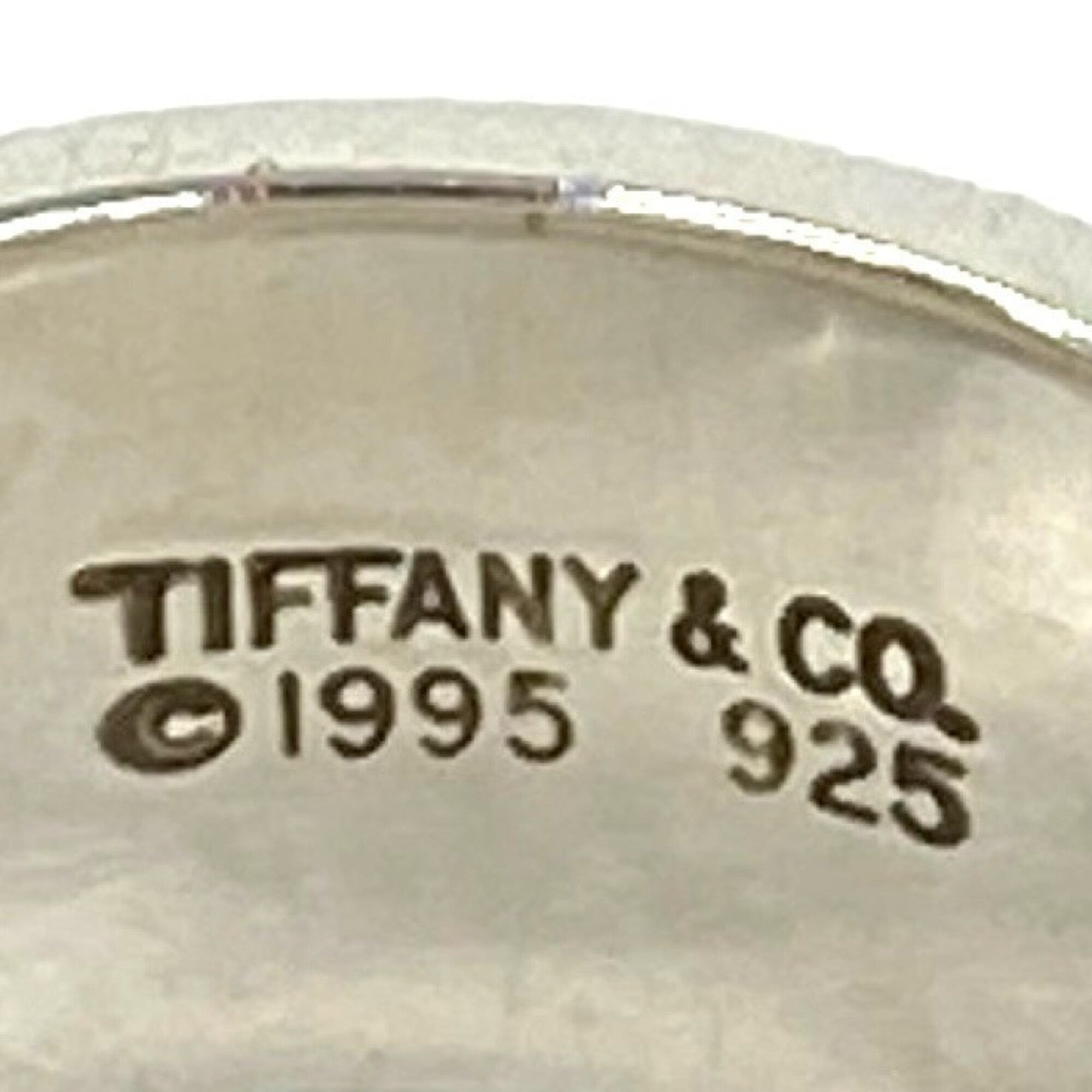 Tiffany Silver Silver 925 Band Ring (Pre-Owned)