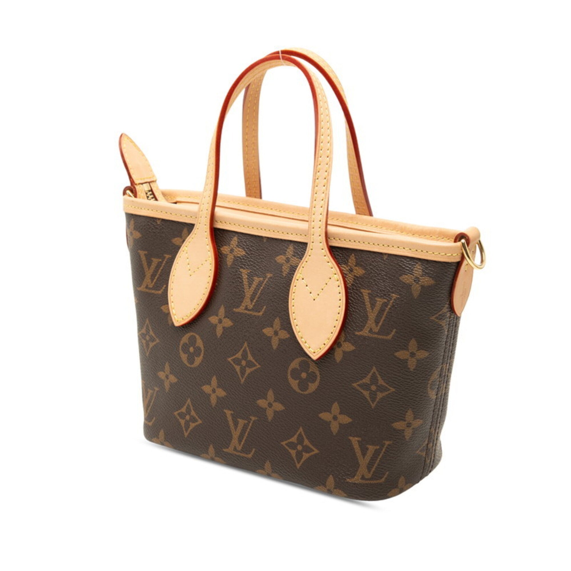 Louis Vuitton Brown Pink Pvc Leather Handbag Pouch Shoulder Bag (Pre-Owned)