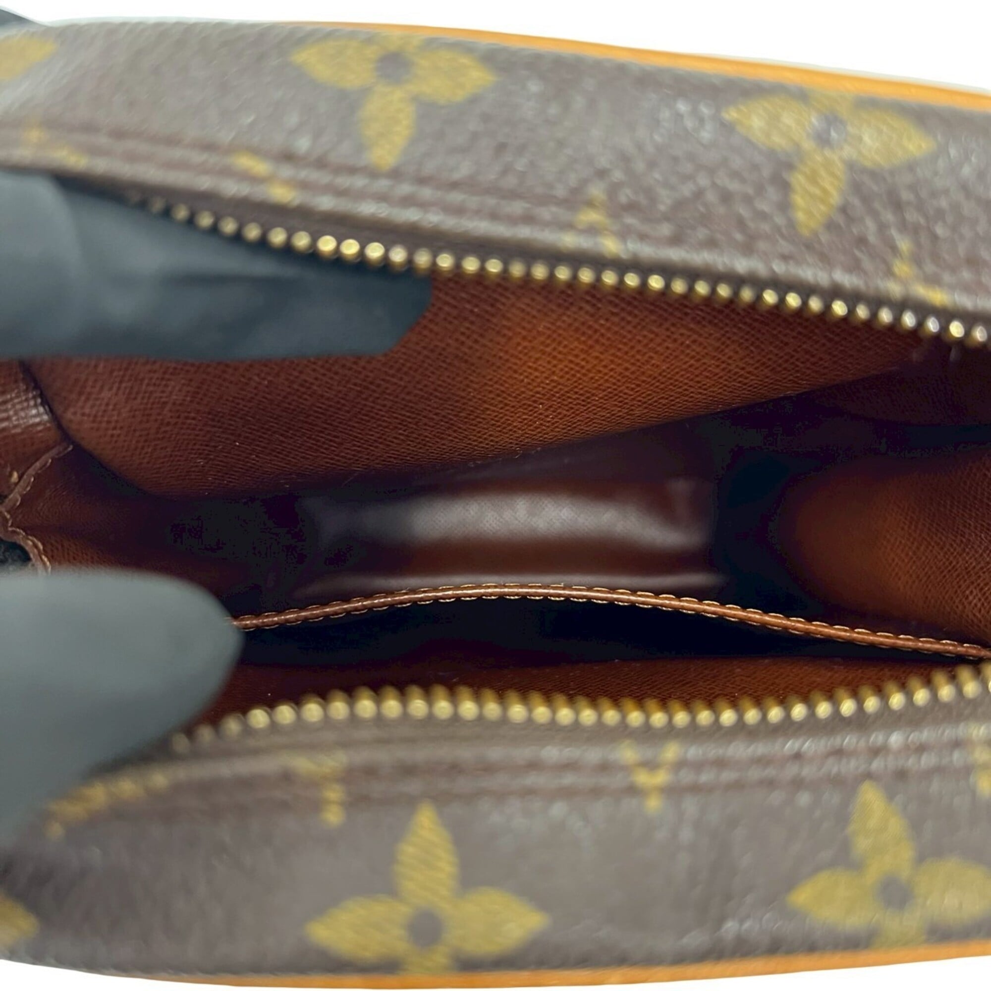 Louis Vuitton Brown Leather Pvc Pochette Shoulder Bag (Pre-Owned)