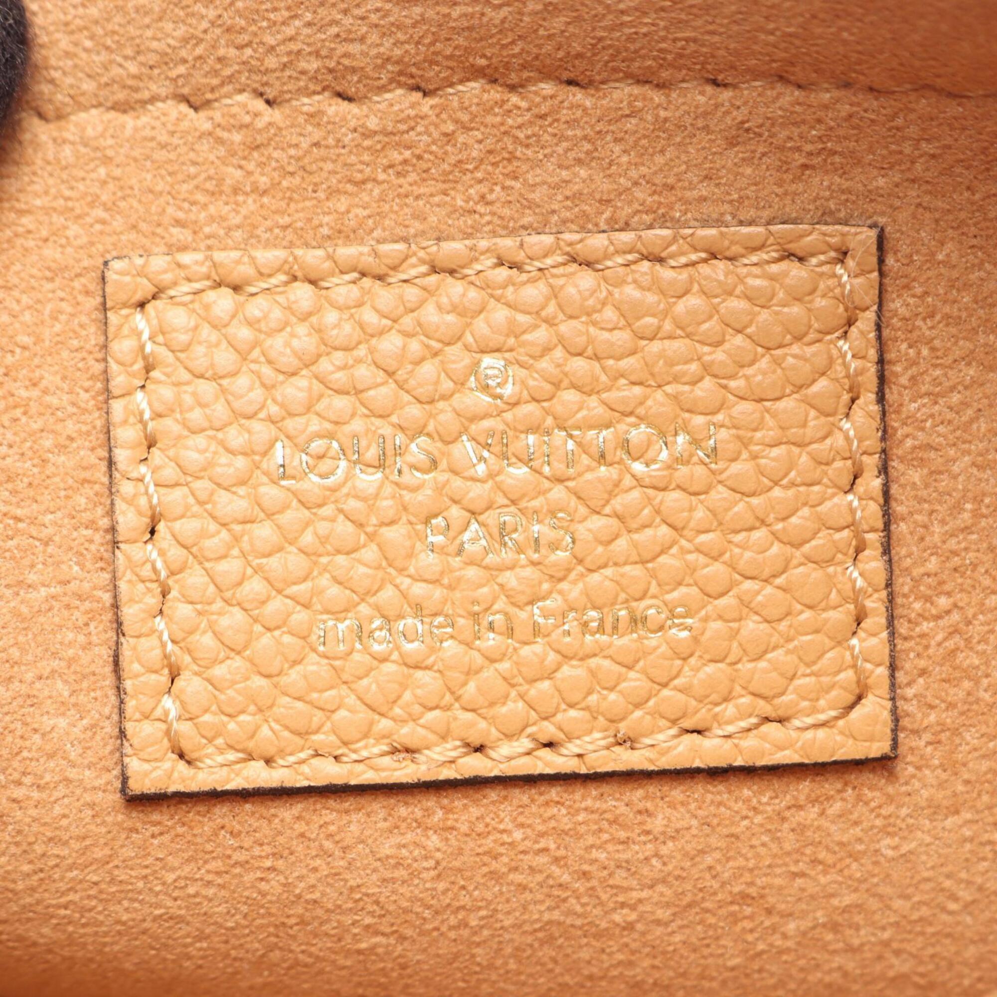 Louis Vuitton Monogram Empreinte Beige Monogram Empreinte Handbag Pochette Shoulder Bag (Pre-Owned)