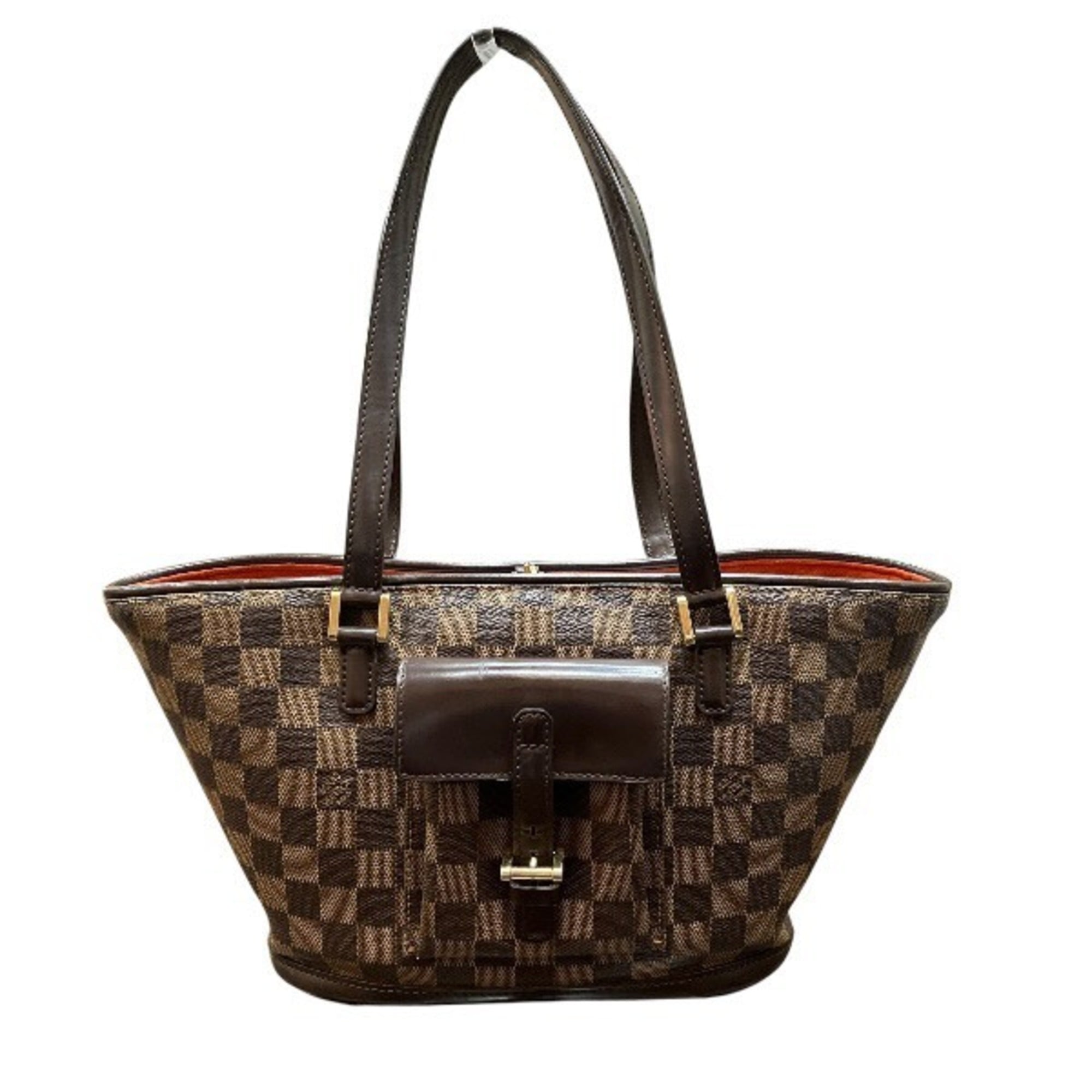 Louis Vuitton Brown Handbag Tote Bag (Pre-Owned)