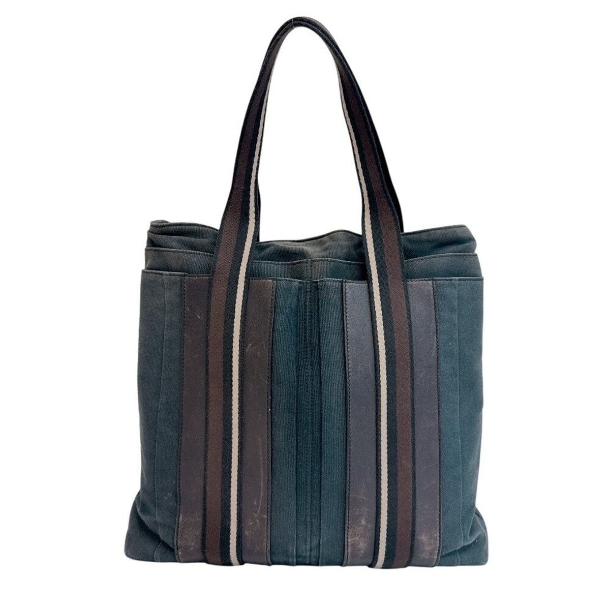 Hermes Black Canvas Tote Bag (Pre-Owned)