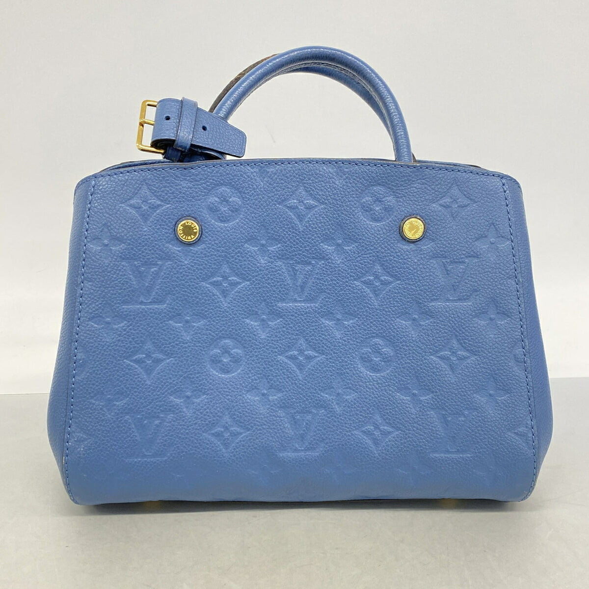Louis Vuitton Blue Jean Handbag (Pre-Owned)