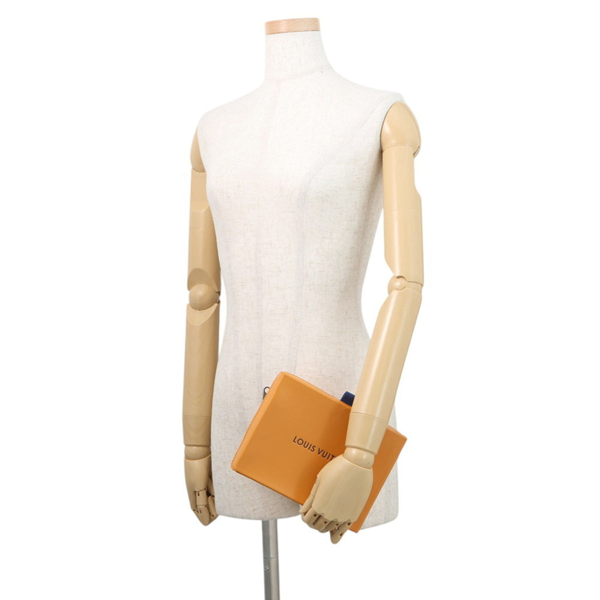 Louis Vuitton Saffron Leather Clutch Bag Handbag Shoulder Bag (Pre-Owned)