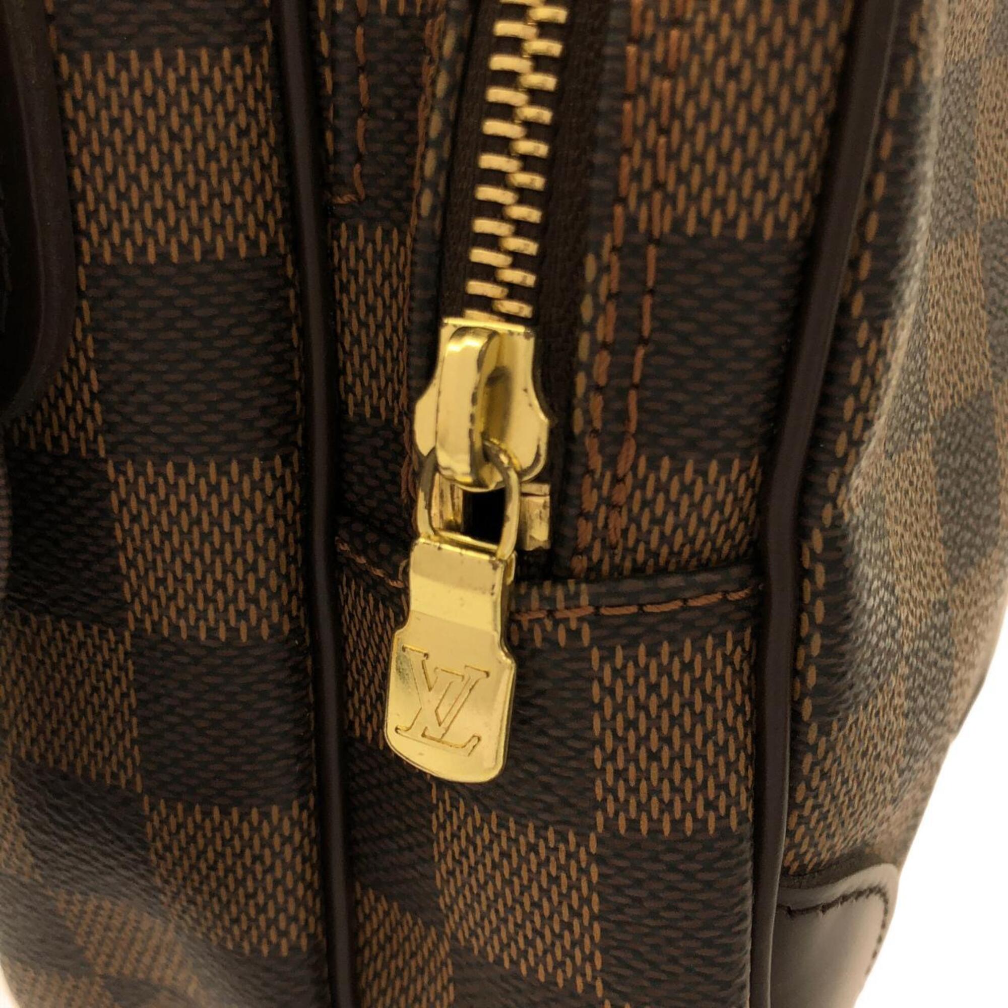 Louis Vuitton Ebene Coated Canvas Shoulder Bag (Pre-Owned)