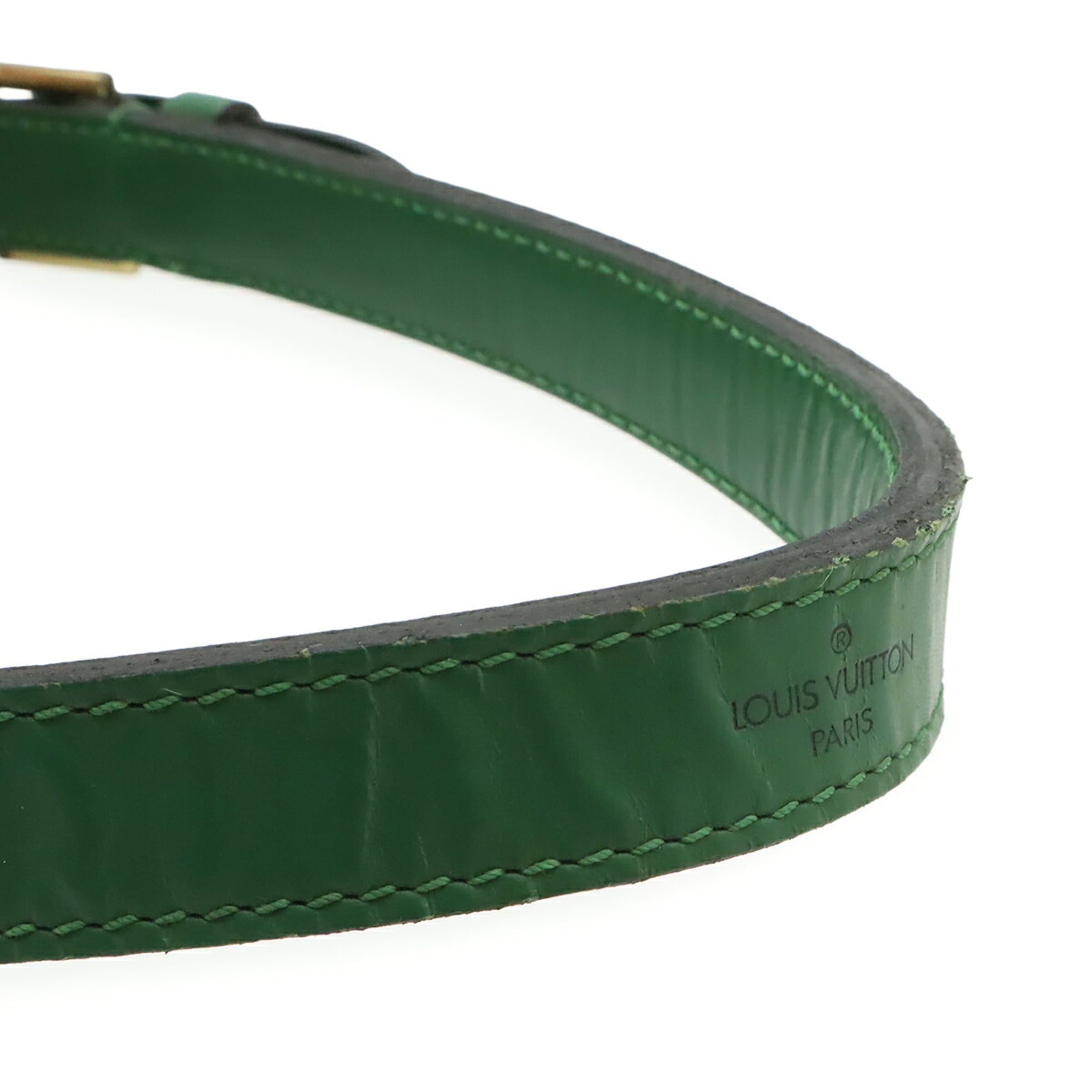 Louis Vuitton Borneo Green Green Epi Leather Shoulder Bag (Pre-Owned)