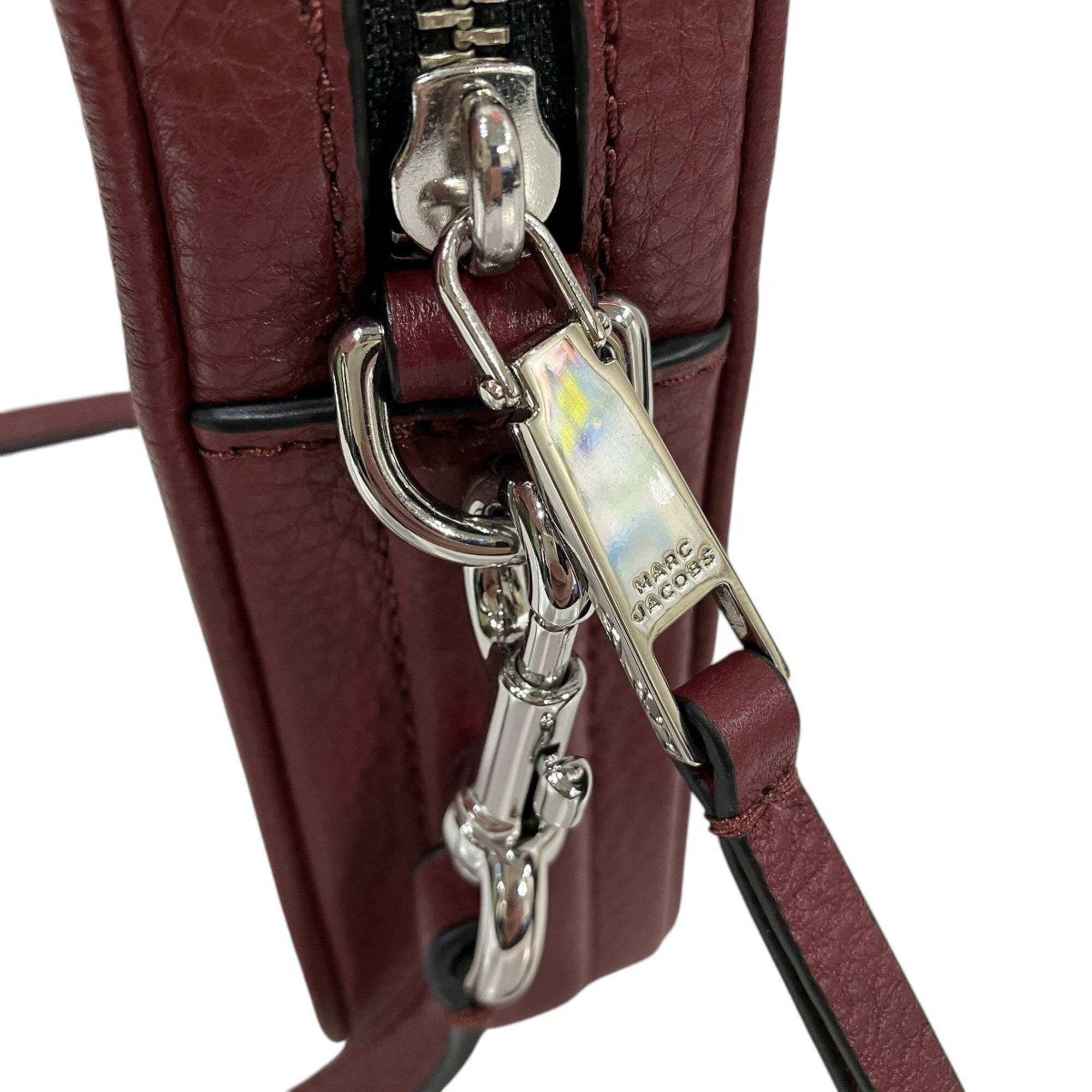 Marc Jacobs Bordeaux Leather Shoulder Bag (Pre-Owned)