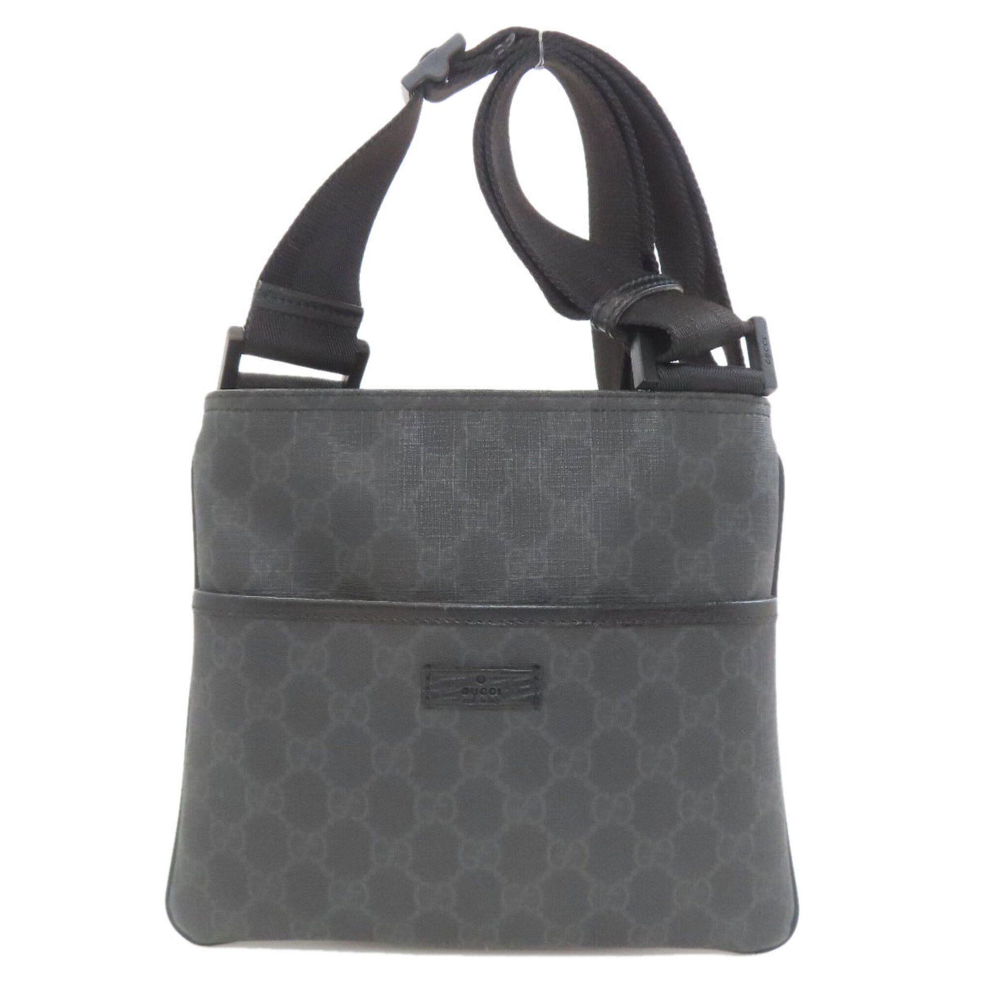 Gucci Black Gg Supreme Shoulder Bag (Pre-Owned)