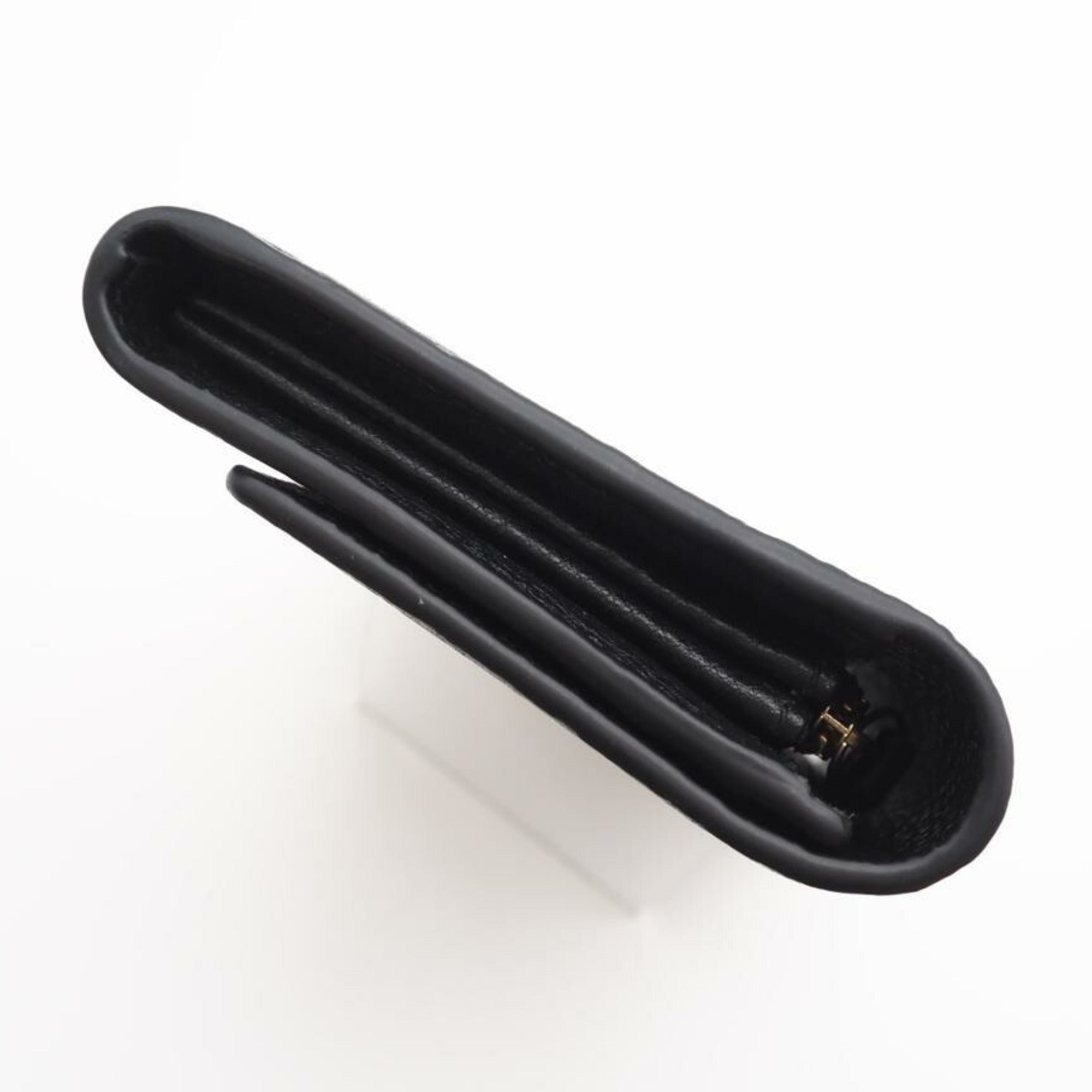 Gucci Black Leather Long Wallet (Bi-Fold) (Pre-Owned)