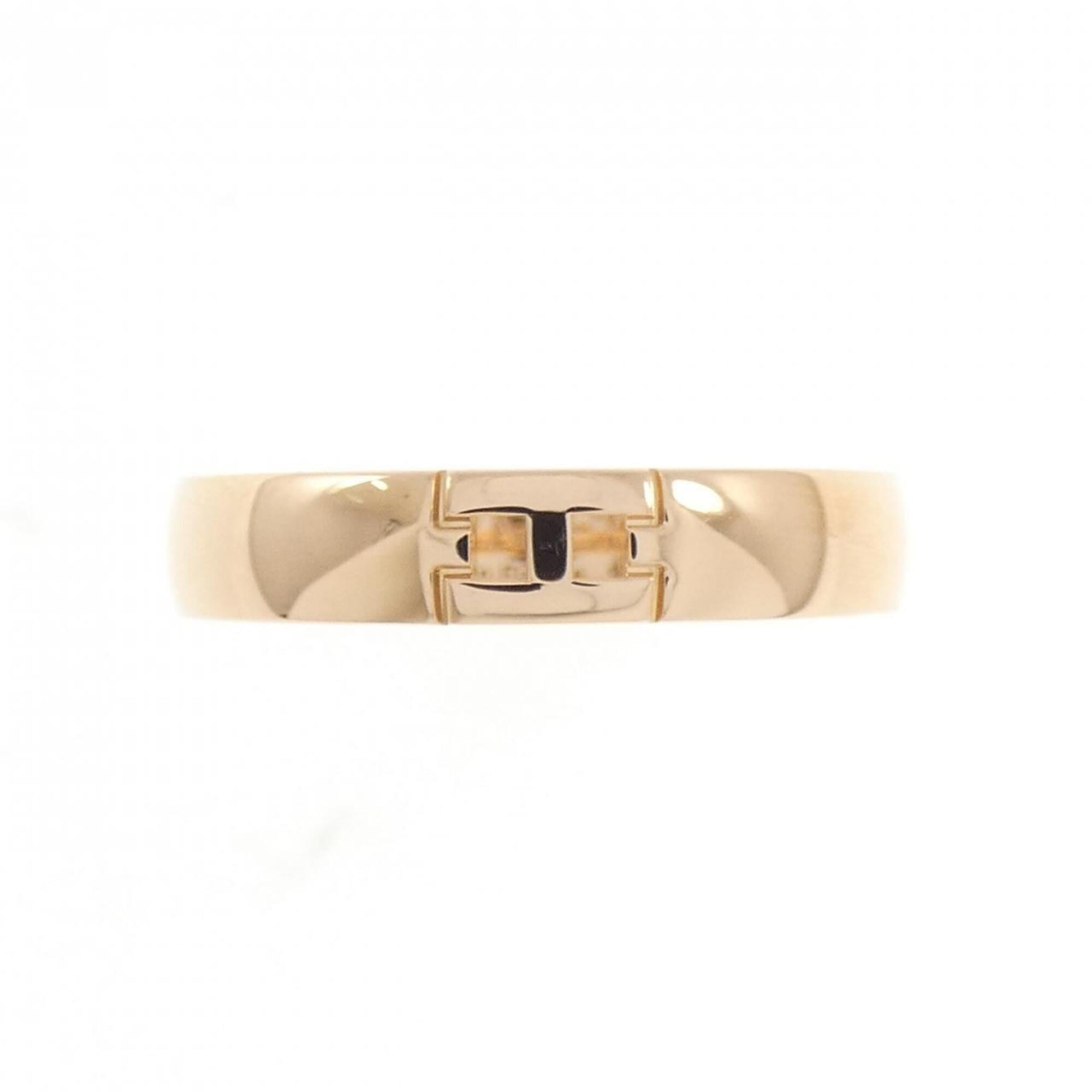 Hermes Pink Gold (18K) Band Ring (Pre-Owned)