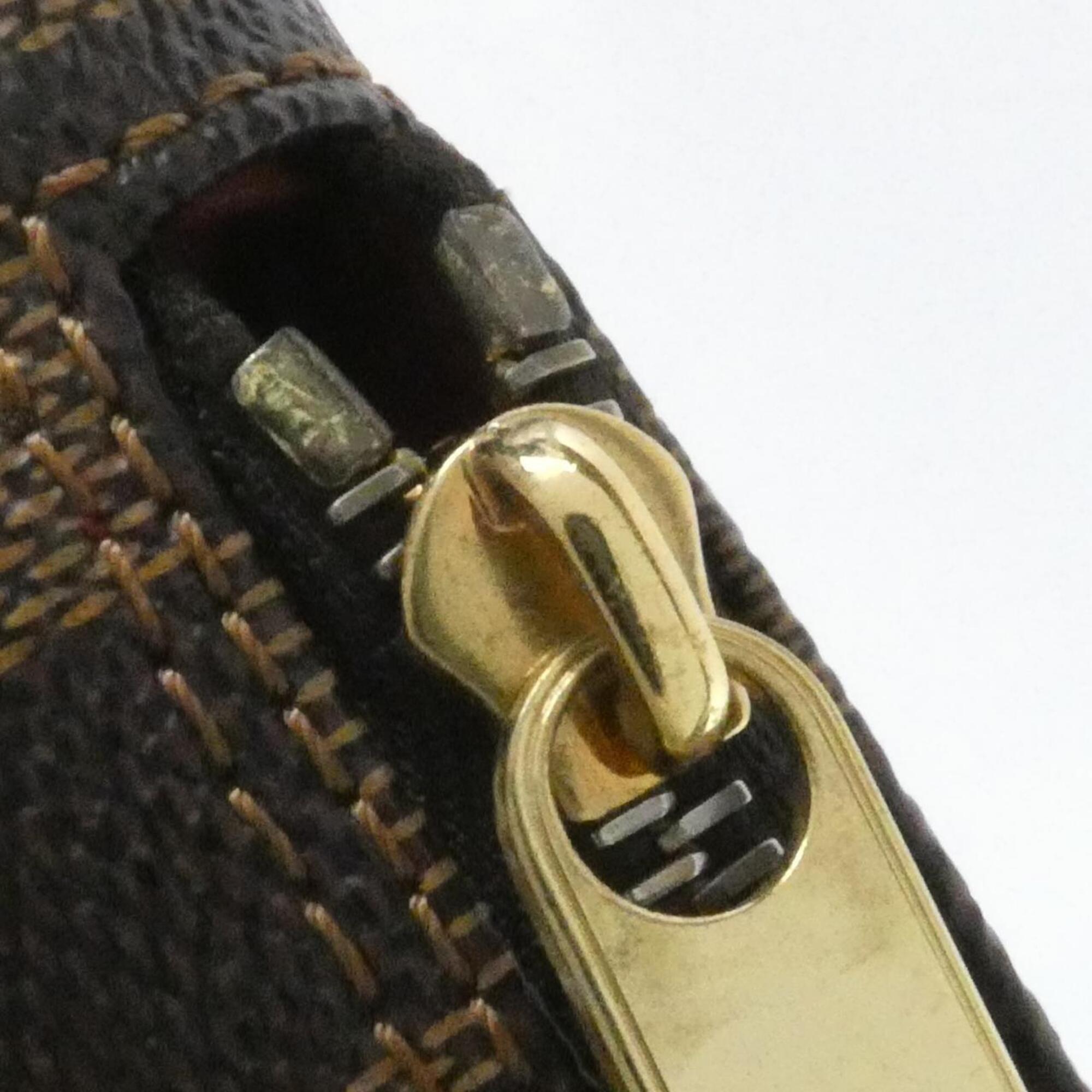 Louis Vuitton Damier Damier Canvas Ebene Damier Canvas Shoulder Bag (Pre-Owned)