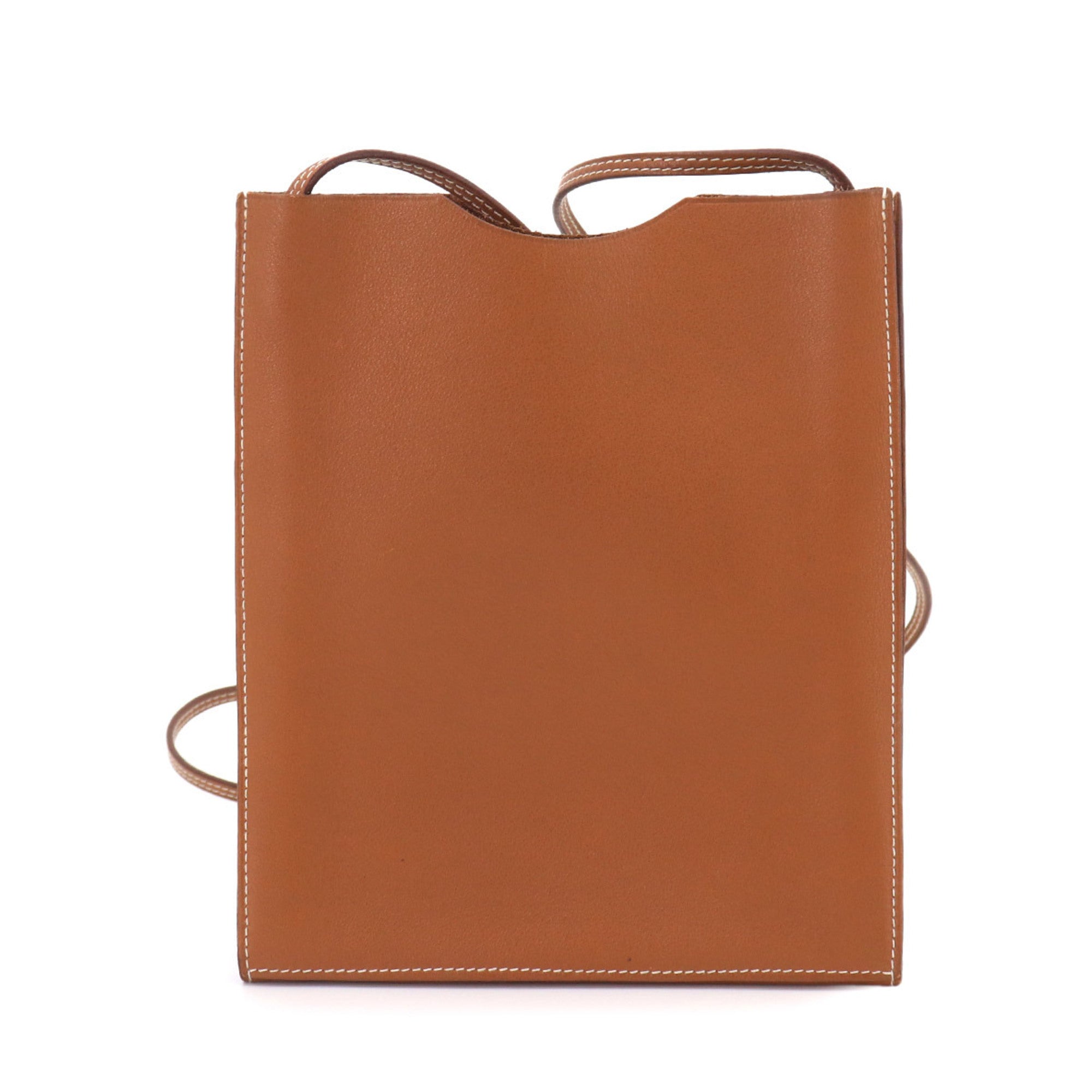 Hermes Onimaitou Gold Swift Leather Shoulder Bag (Pre-Owned)
