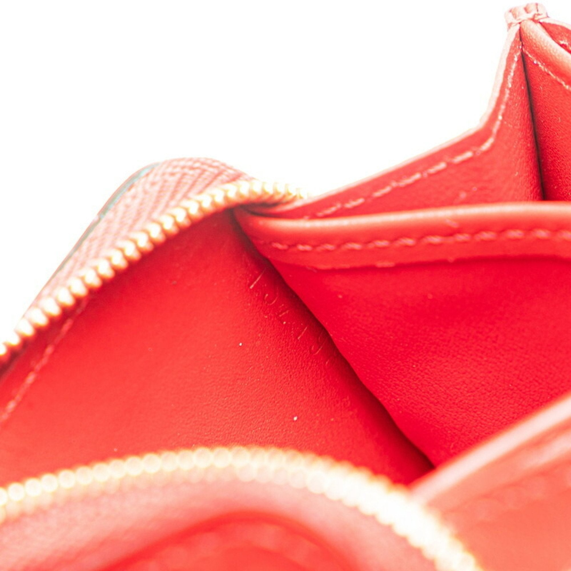 Louis Vuitton Pomme D'amour Red Color Patent Leather Coin Purse/Coin Case (Pre-Owned)