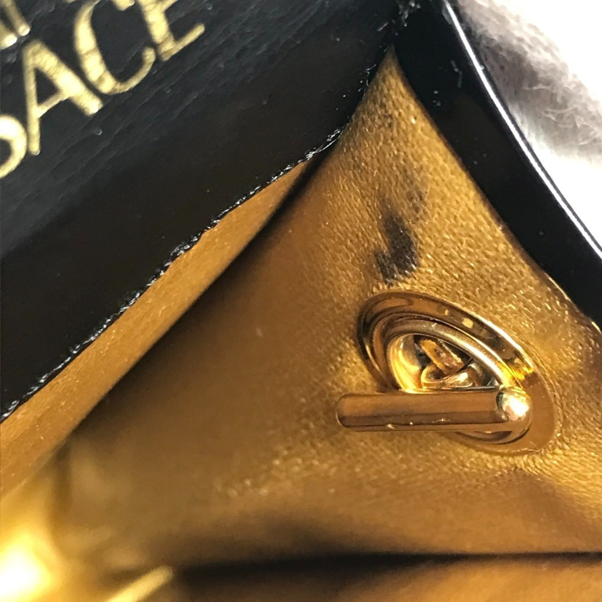 Versace Black Pochette Pouch Shoulder Bag (Pre-Owned)