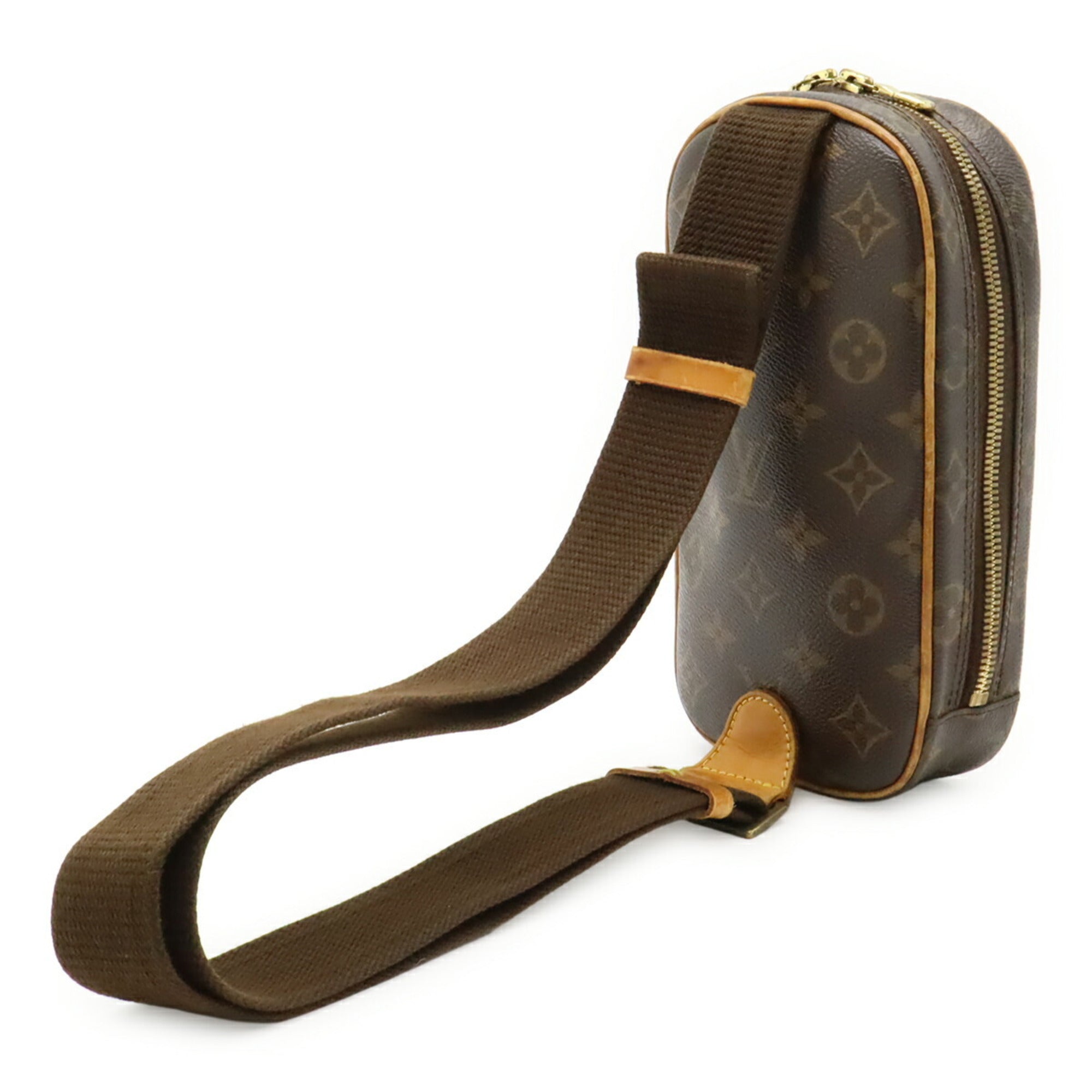 Louis Vuitton Brown Monogram Monogram Pochette Shoulder Bag (Pre-Owned)