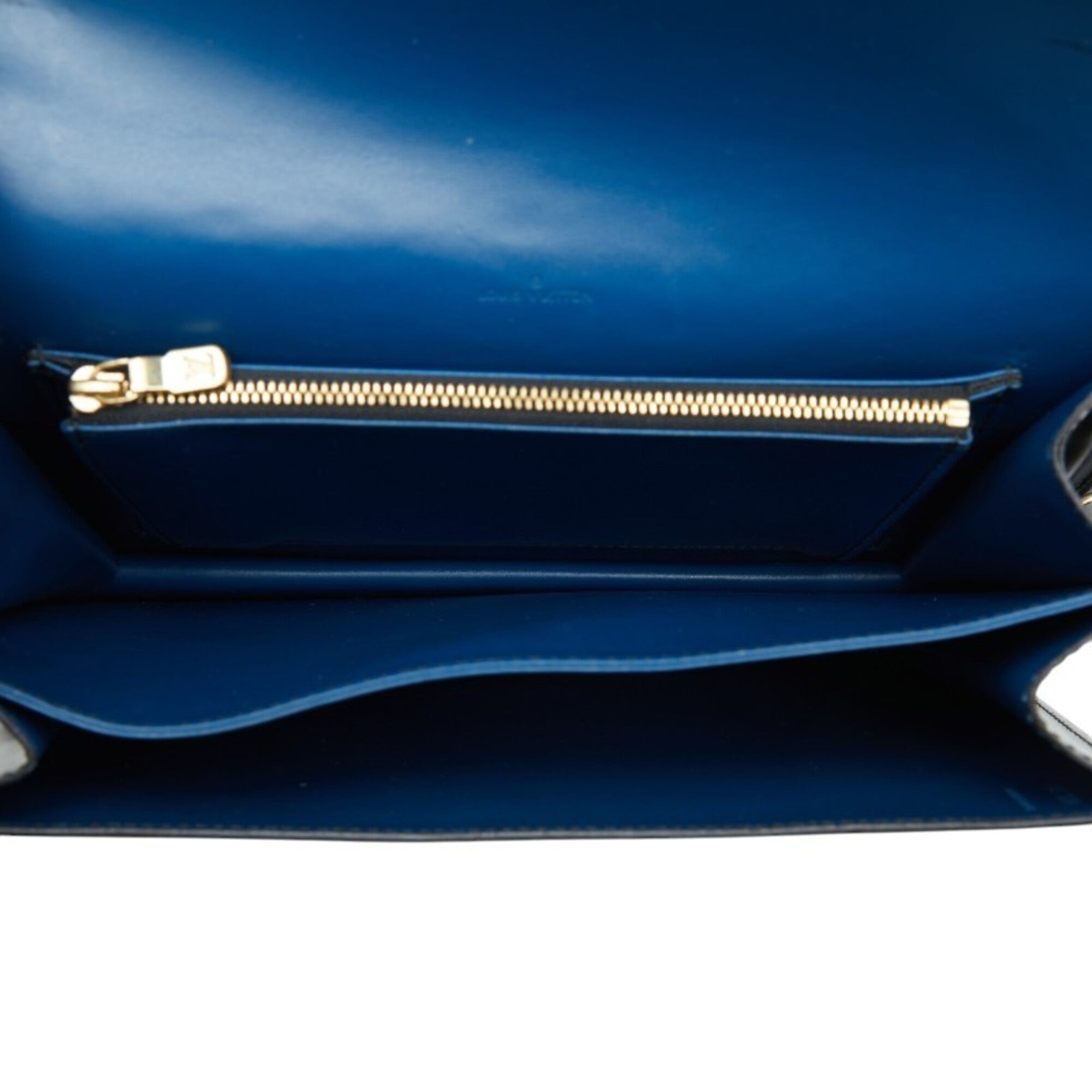 Louis Vuitton Black Blue Noir Leather Shoulder Bag (Pre-Owned)