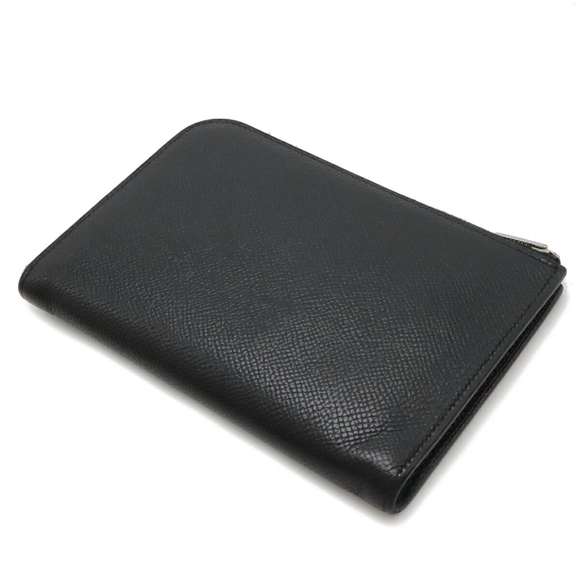 Hermes Black Epsom Leather Coin Purse/Coin Case (Pre-Owned)