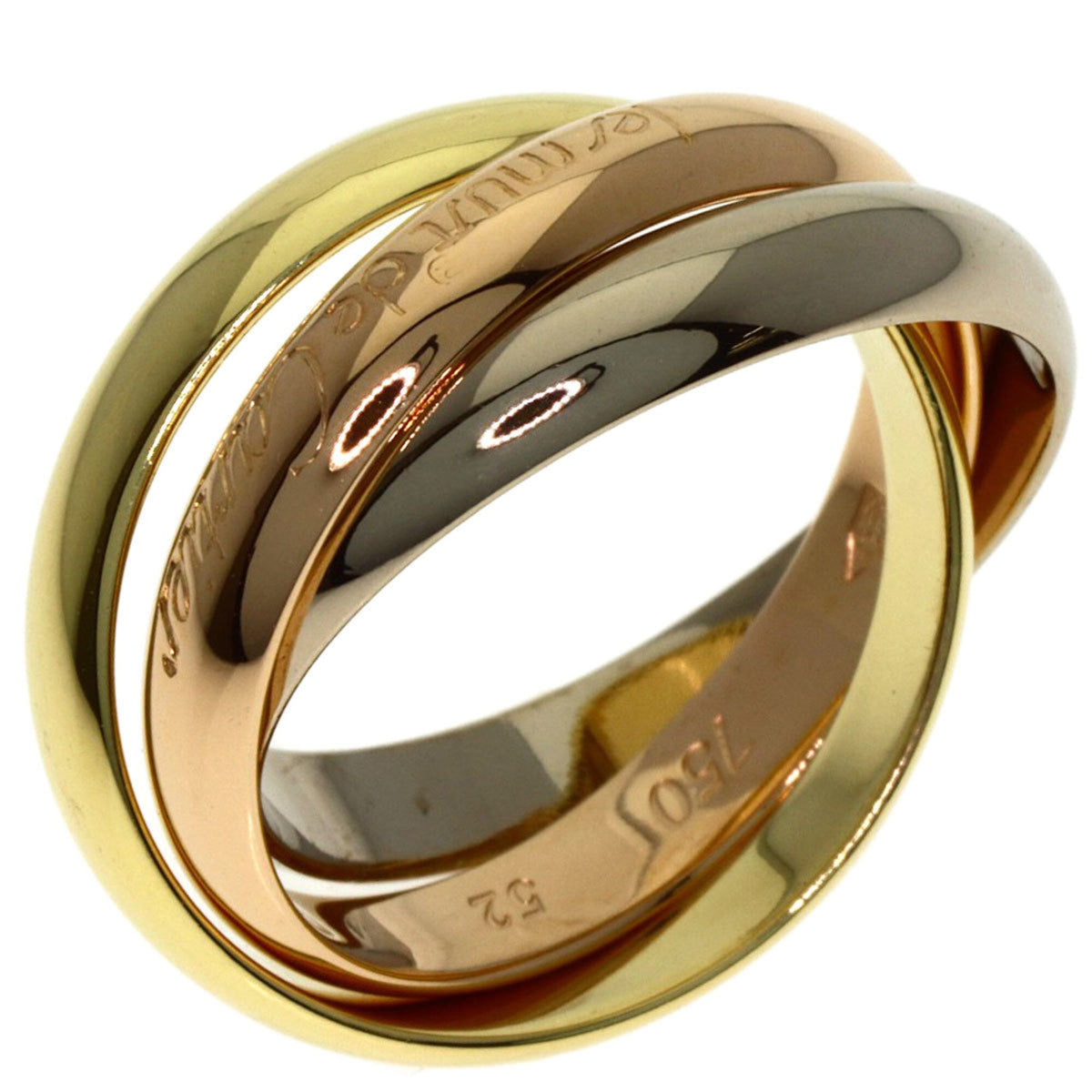Cartier Yellow Gold (18K) Pink Gold (18K) White Gold (18K) Band Ring (Pre-Owned)