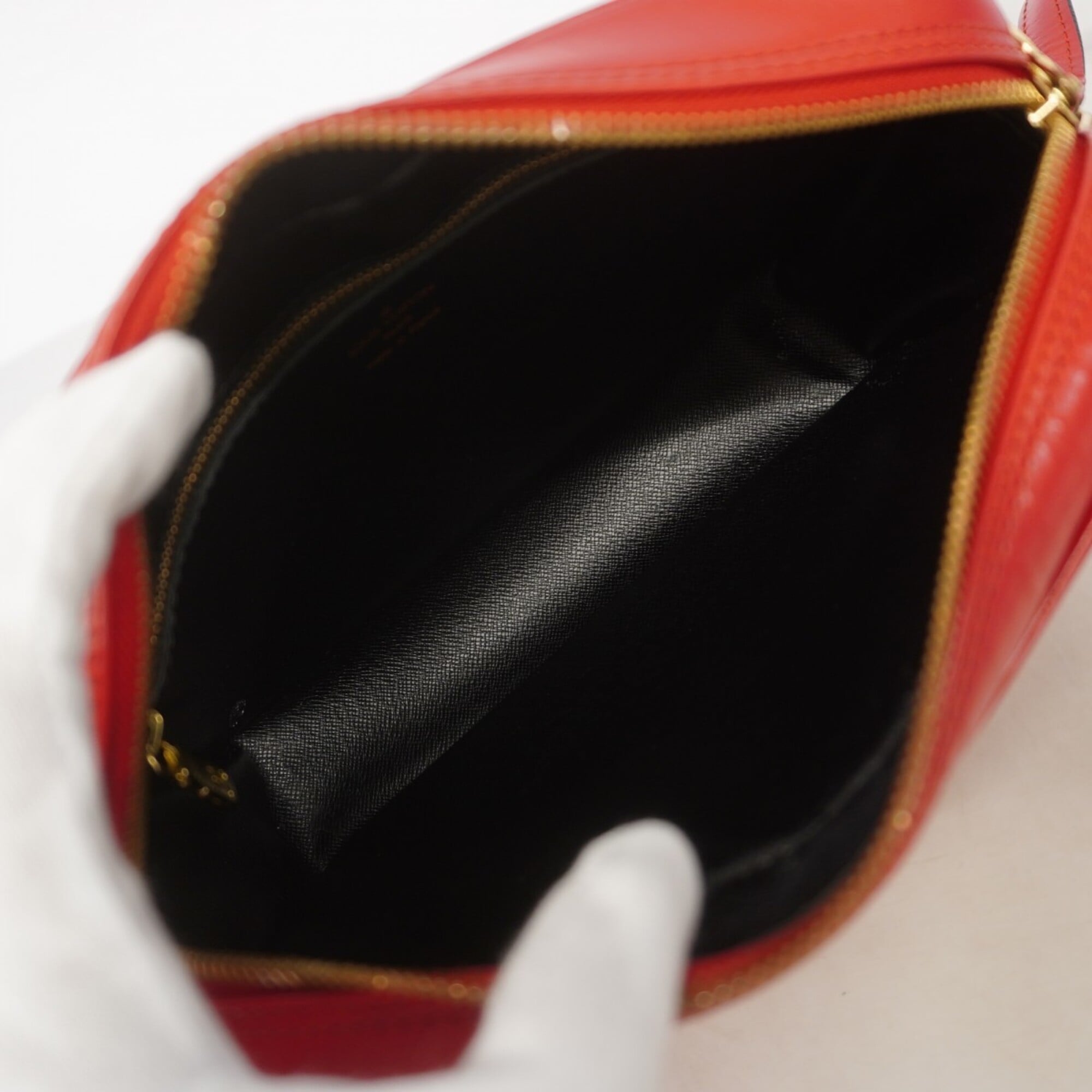 Louis Vuitton Castilian Red Shoulder Bag (Pre-Owned)
