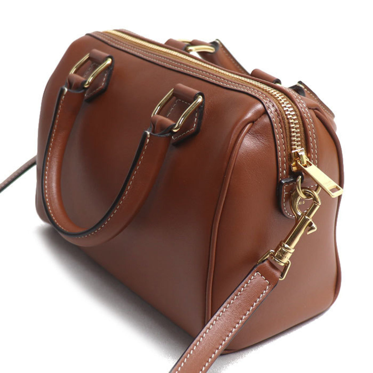 Celine Brown Leather Shoulder Bag (Pre-Owned)