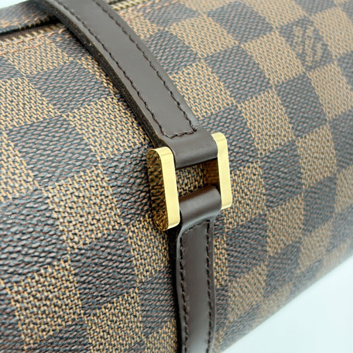 Louis Vuitton Damier Ebene Damier Canvas Handbag Tote Bag (Pre-Owned)