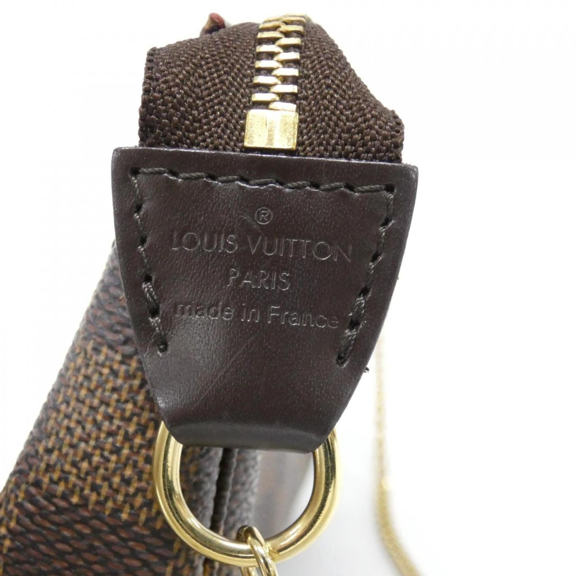 Louis Vuitton Ebene Coated Canvas Pochette Pouch (Pre-Owned)