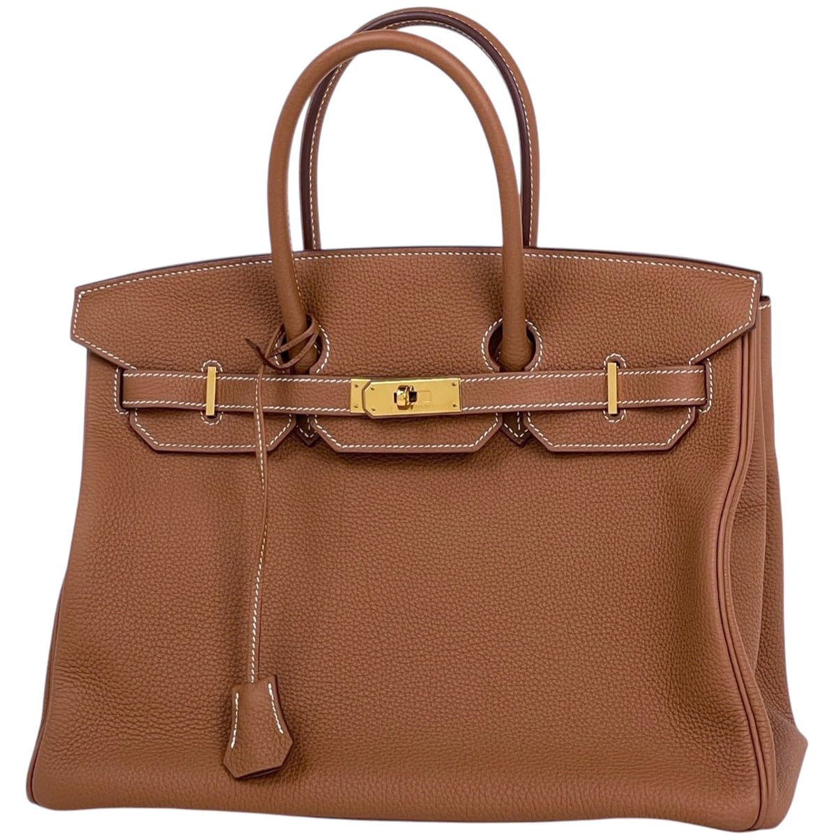 Hermes Birkin Brown Togo Leather Handbag (Pre-Owned)