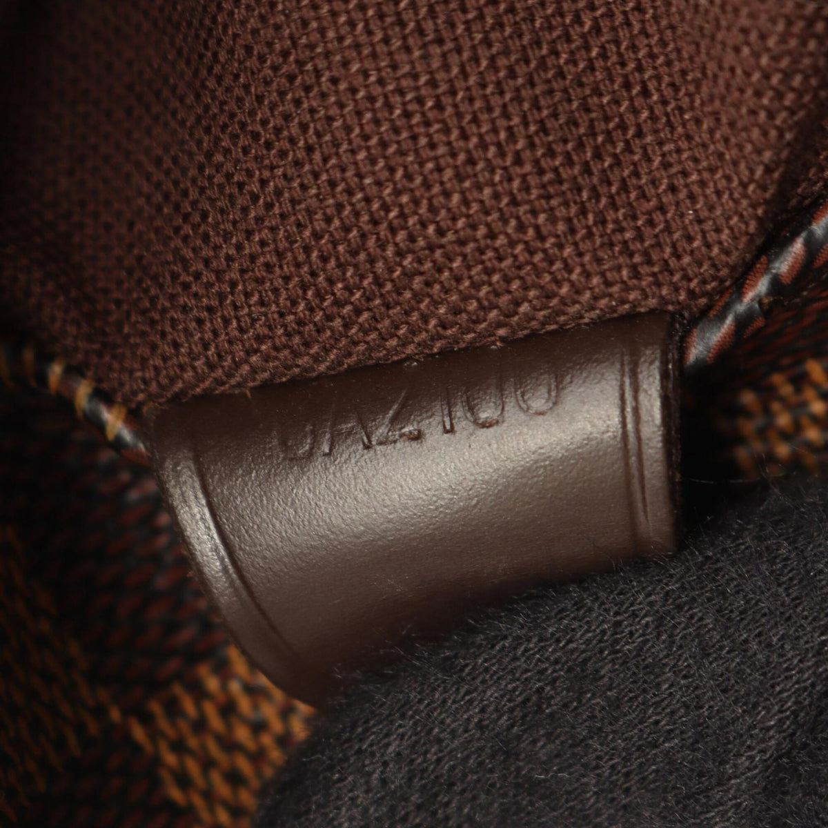 Louis Vuitton Brown Coated Canvas Leather Handbag Shoulder Bag (Pre-Owned)