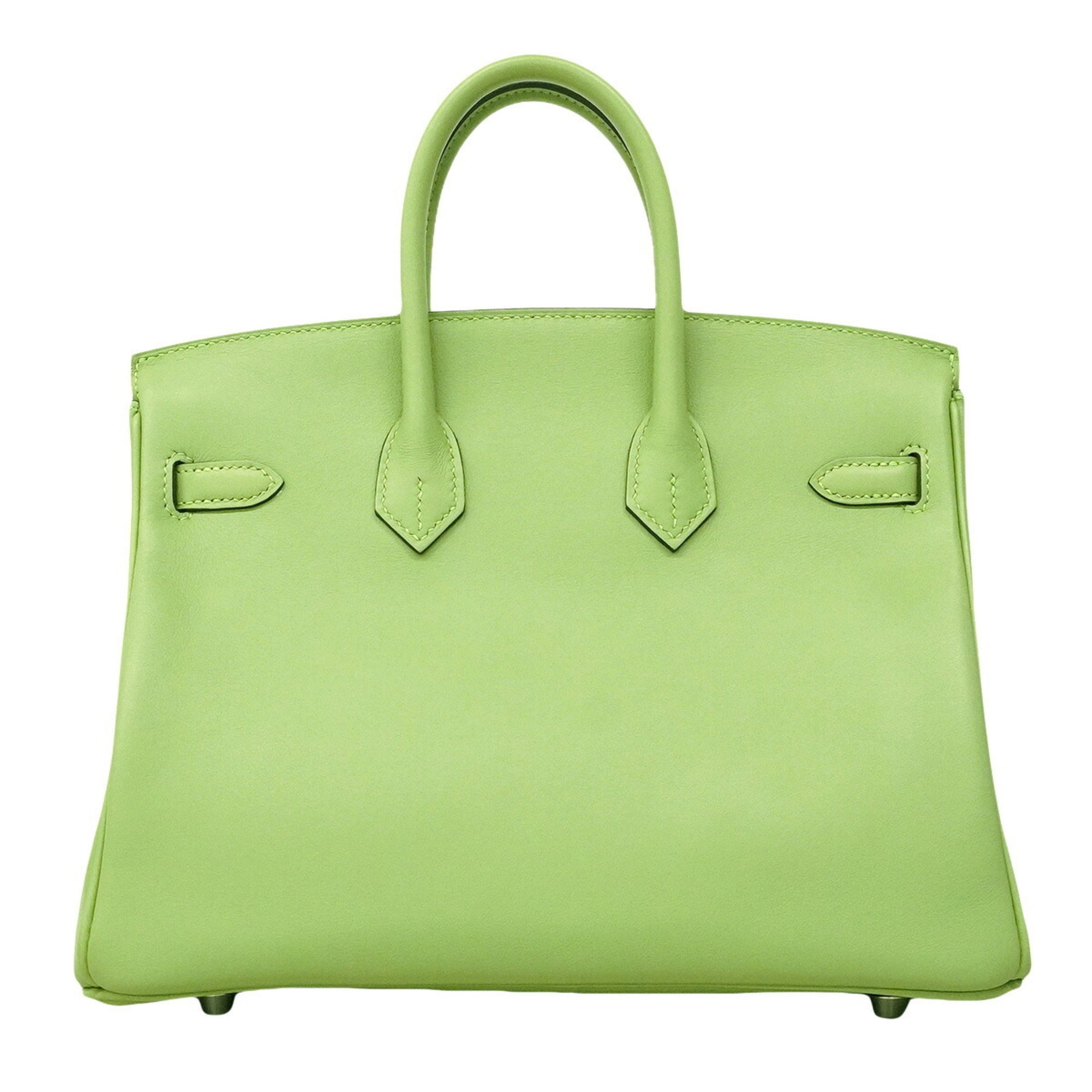 Hermes Green Swift Leather Handbag (Pre-Owned)