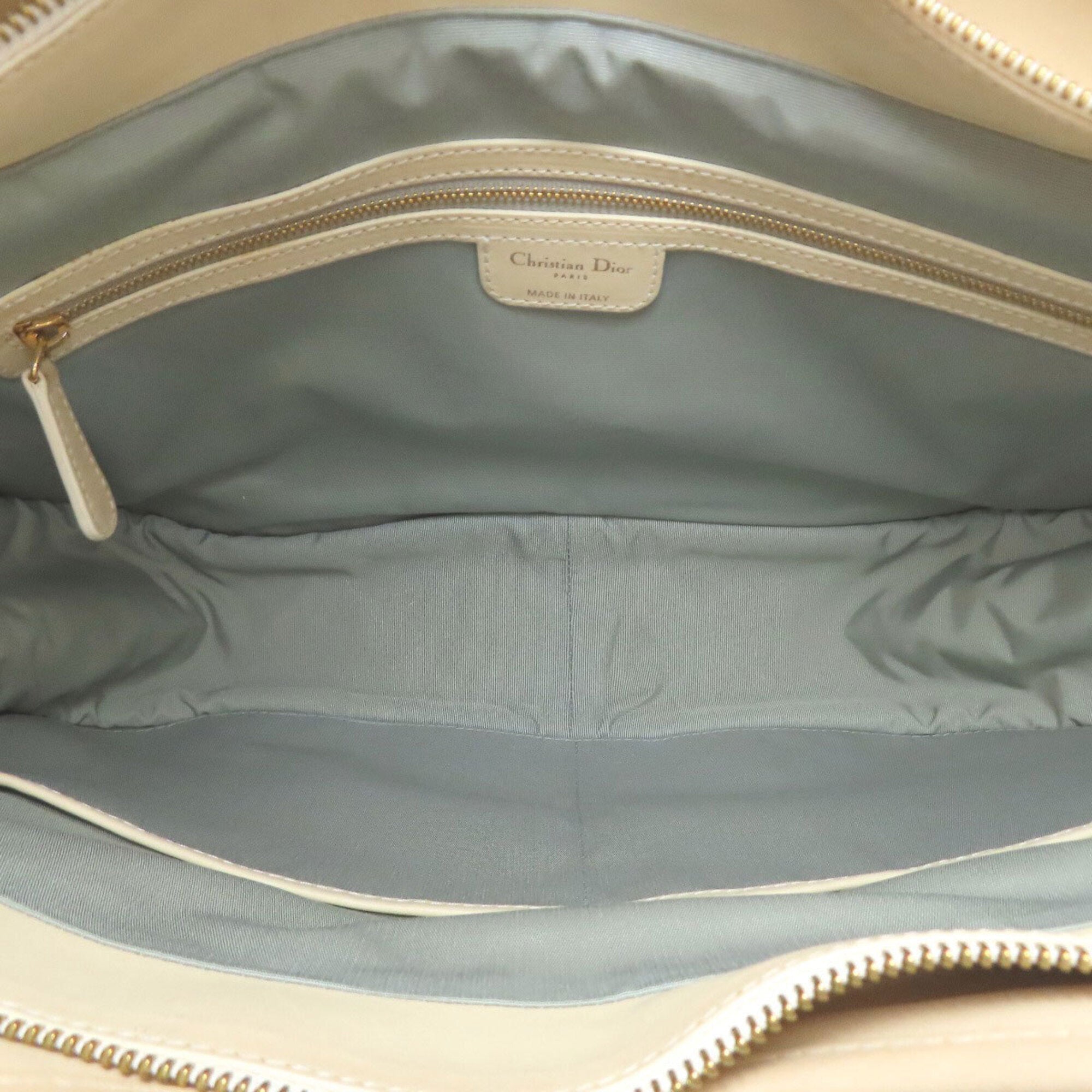 Christian Dior Beige Leather Handbag (Pre-Owned)
