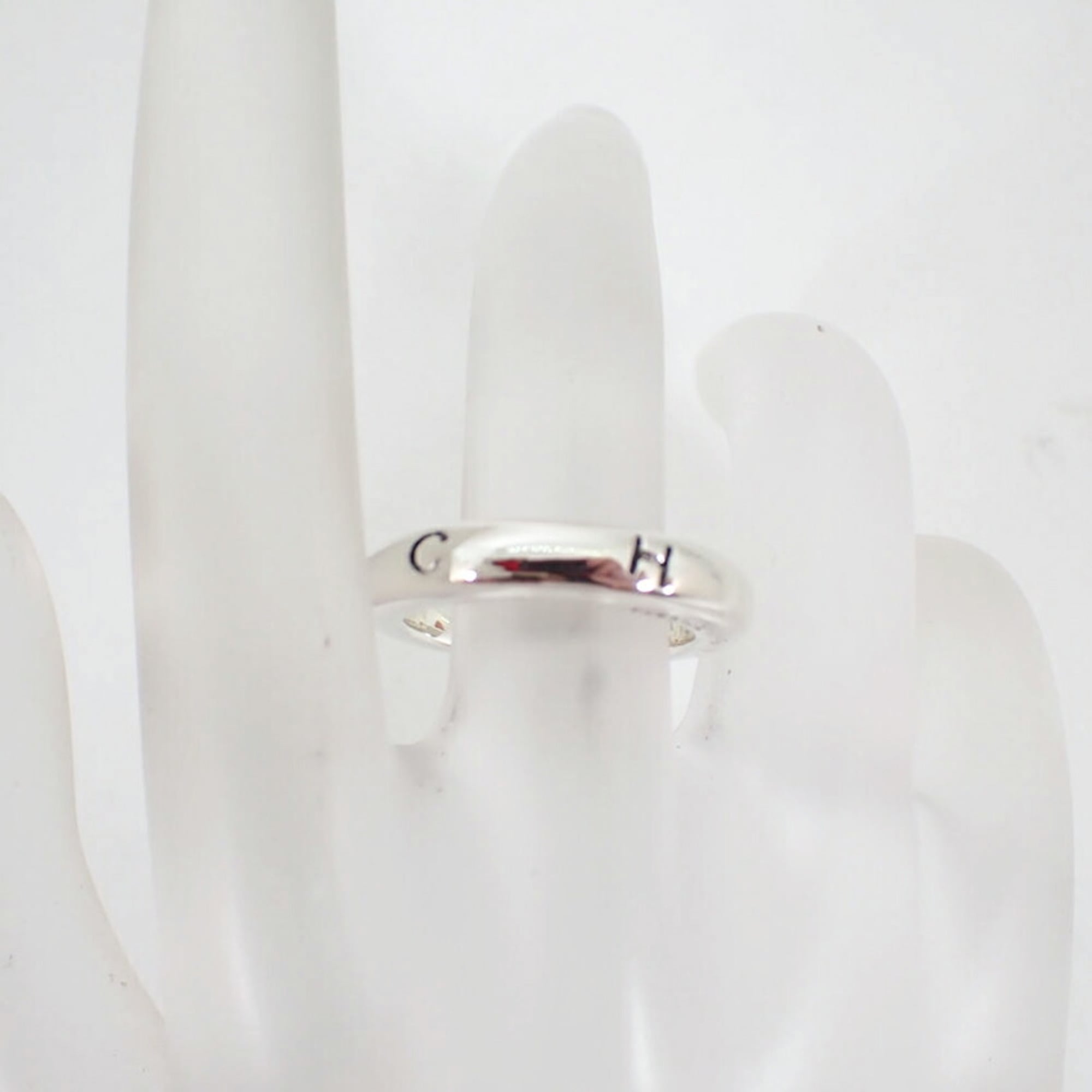 Chanel Sterling Silver 925 Band Ring (Pre-Owned)