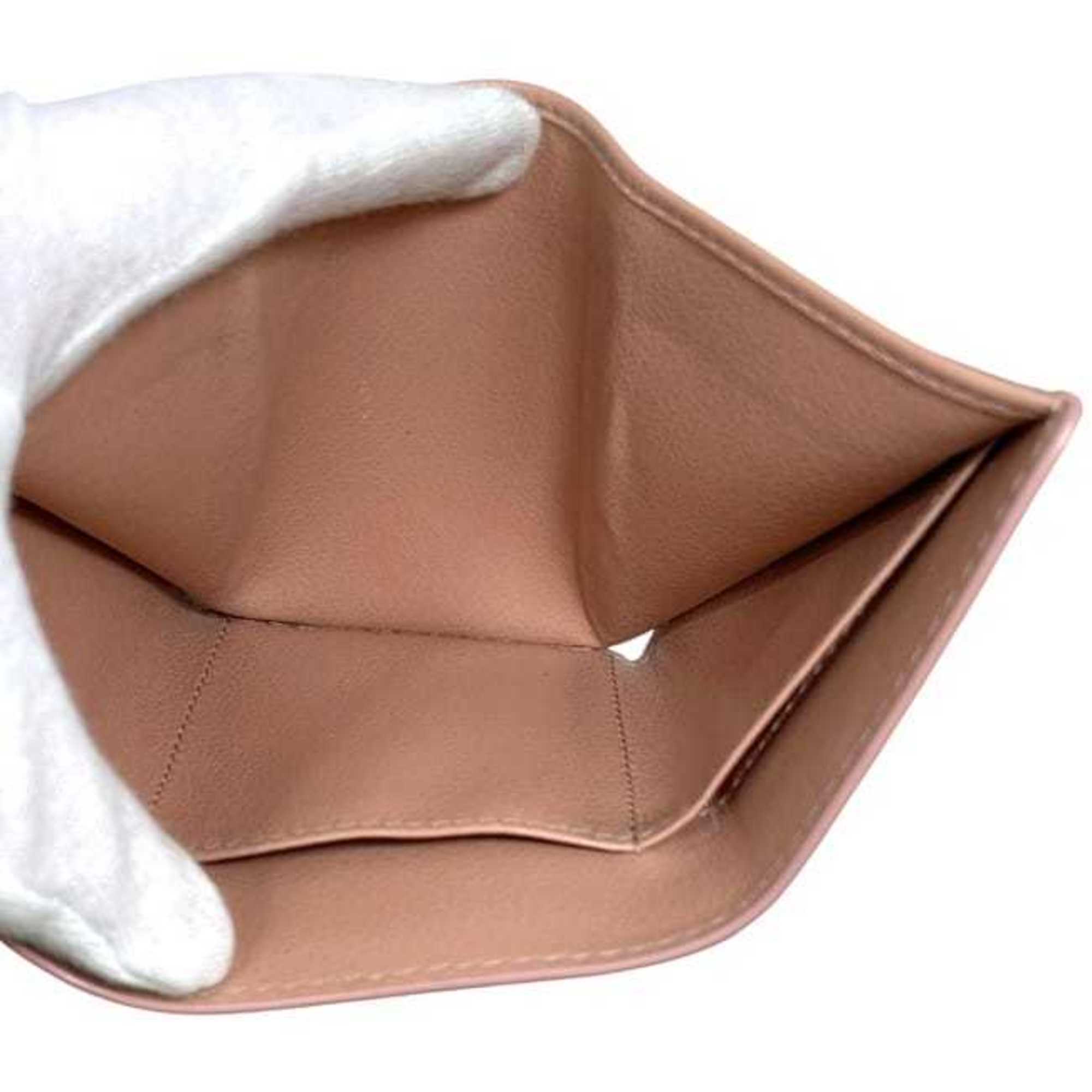 Miu Miu Pink Leather Wallet (Tri-Fold) (Pre-Owned)