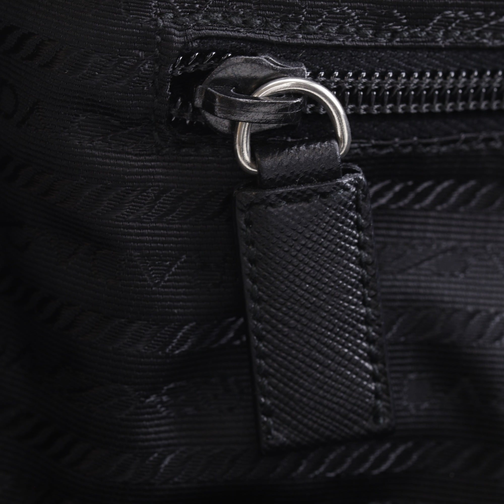 Prada Black Nylon Boston Bag (Pre-Owned)
