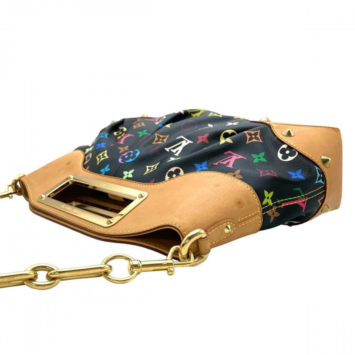Louis Vuitton Monogram Multicolore Black Coated Canvas Handbag (Pre-Owned)