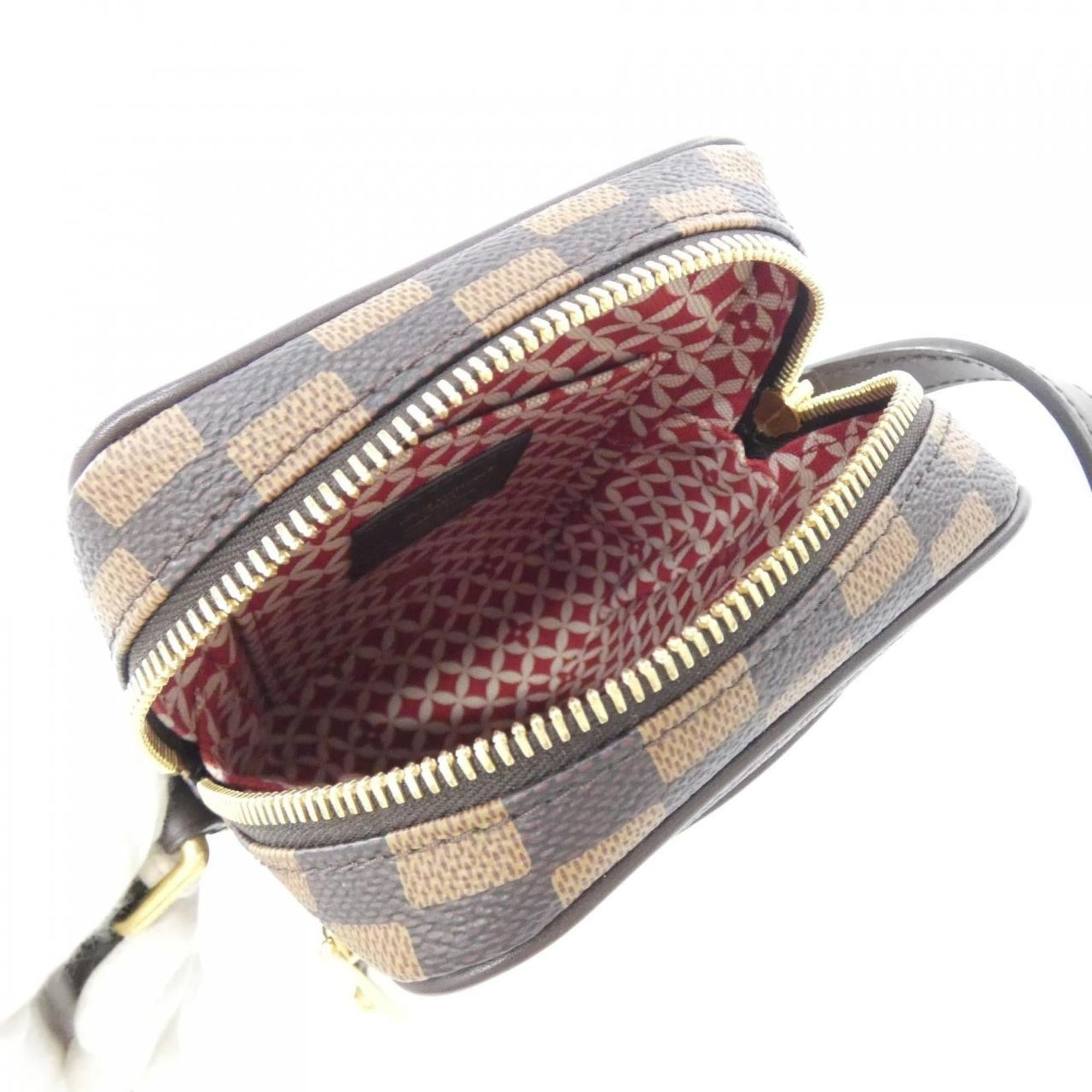 Louis Vuitton Ebene Coated Canvas Shoulder Bag (Pre-Owned)