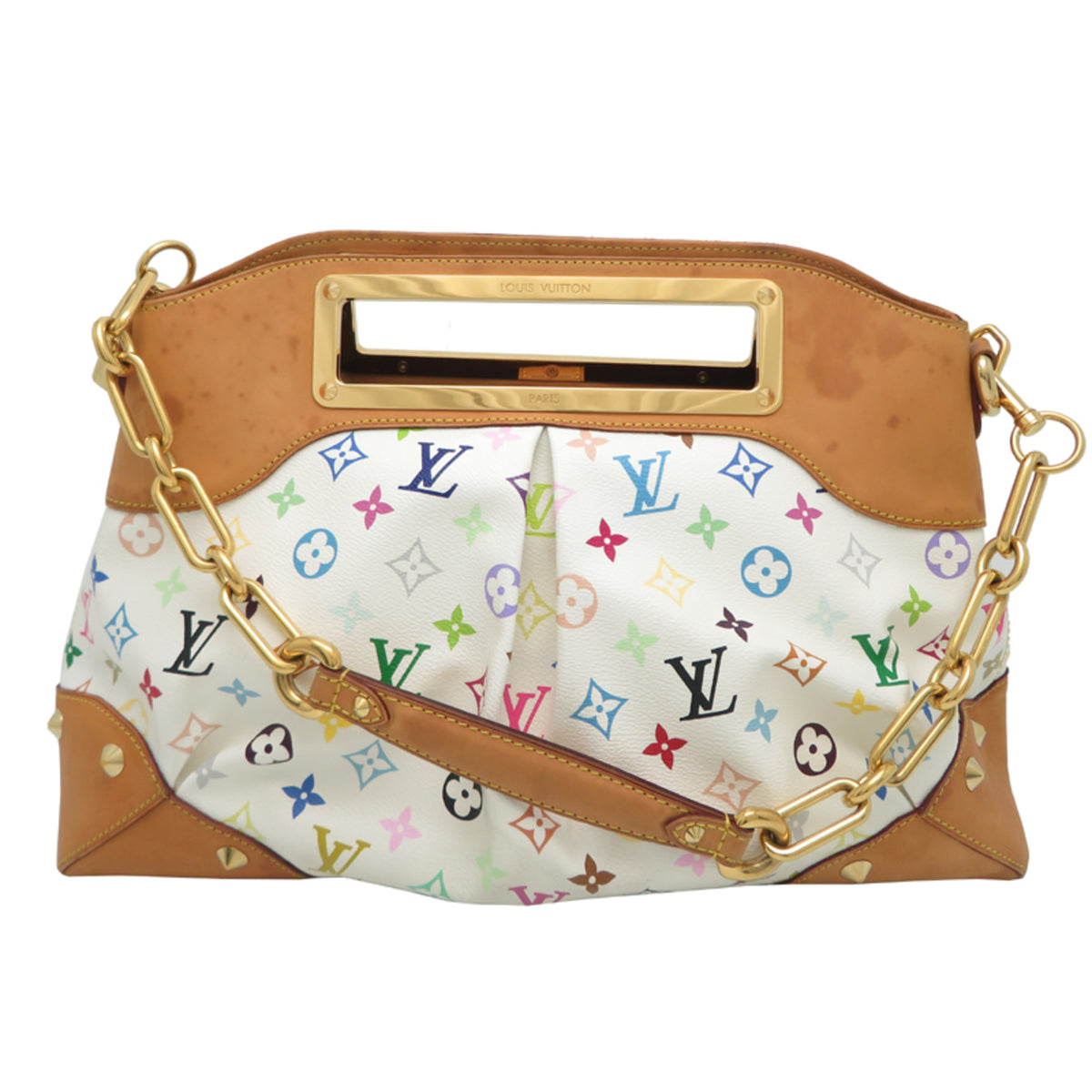 Louis Vuitton White Monogram Multicolore Shoulder Bag (Pre-Owned)