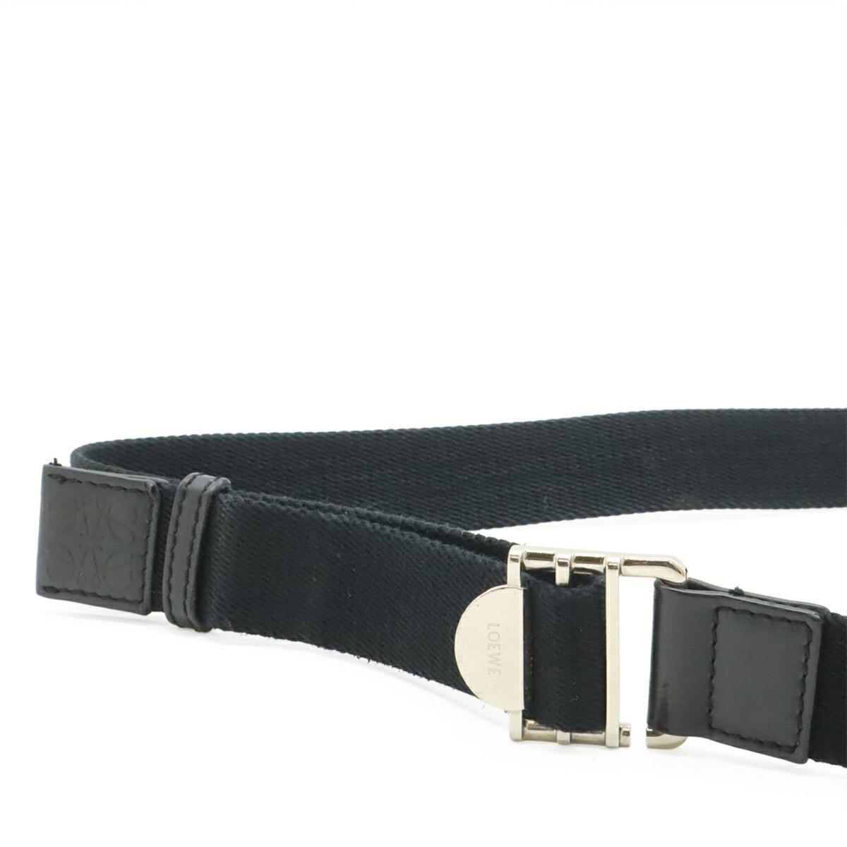 Loewe Black Leather Shoulder Bag Sling Bag (Pre-Owned)