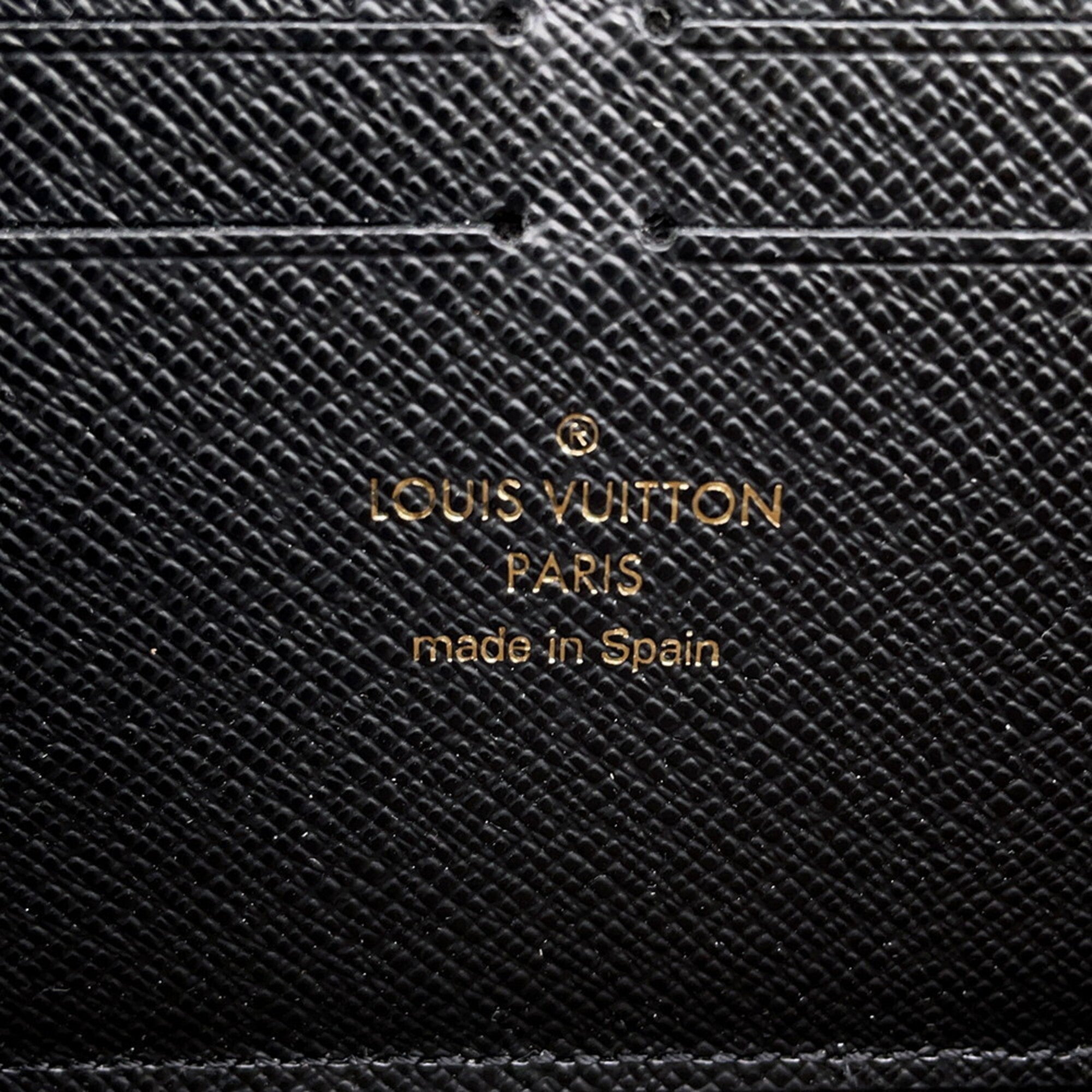 Louis Vuitton Monogram Reverse Black Noir Monogram Reverse Long Wallet (Bi-Fold) (Pre-Owned)